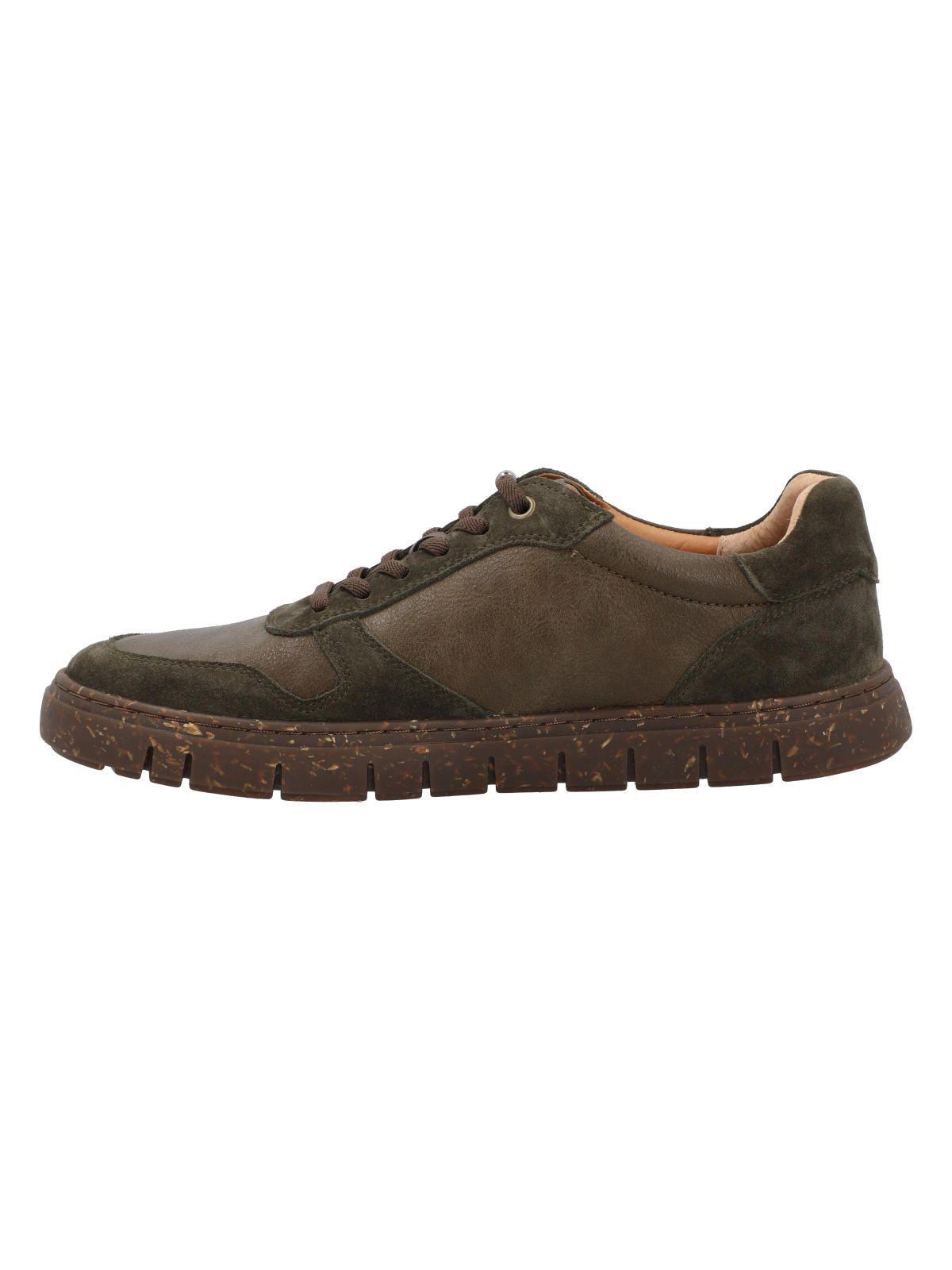 Zapatilla Cuero Hombre Newport Verde-5