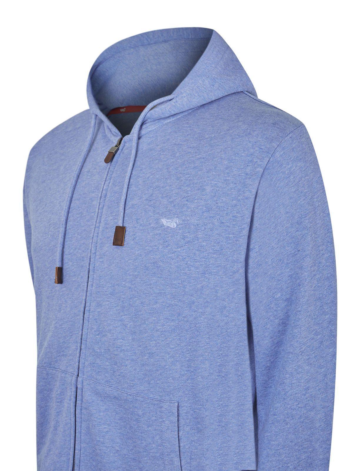 Polerón Algodón Orgánico Azul Vico Hombre -3