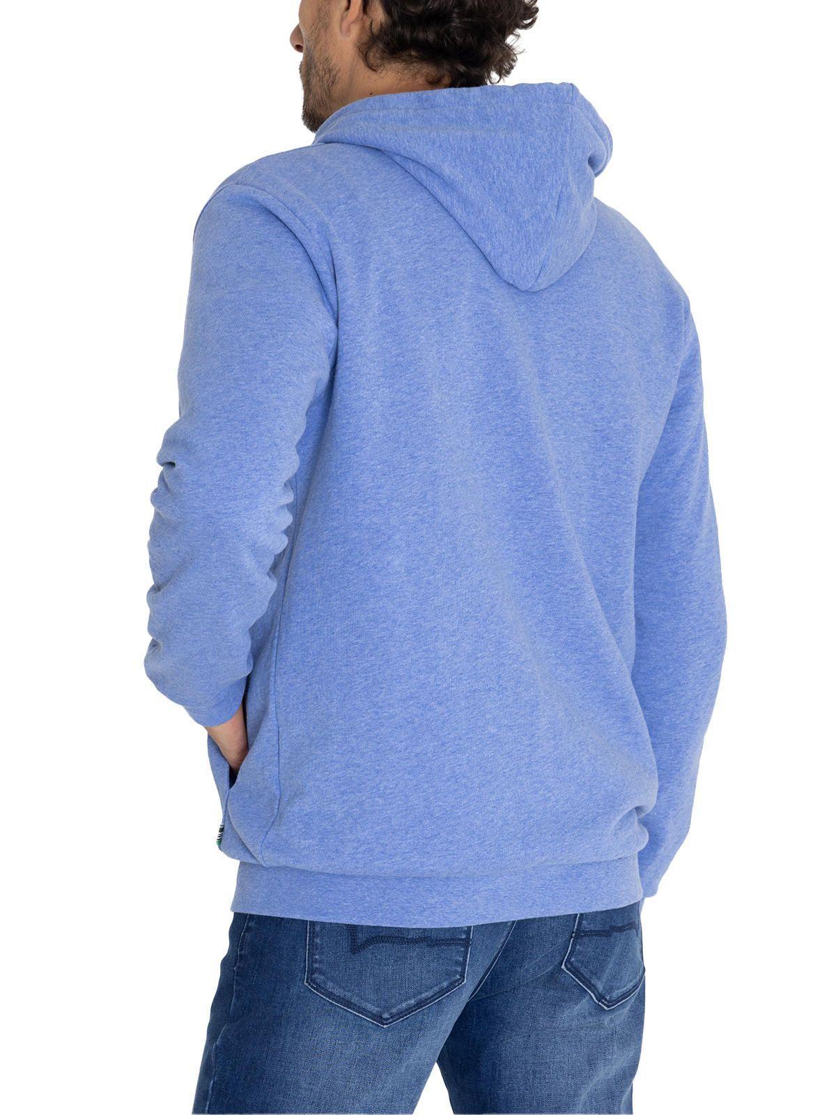 Polerón Algodón Orgánico Azul Vico Hombre -6