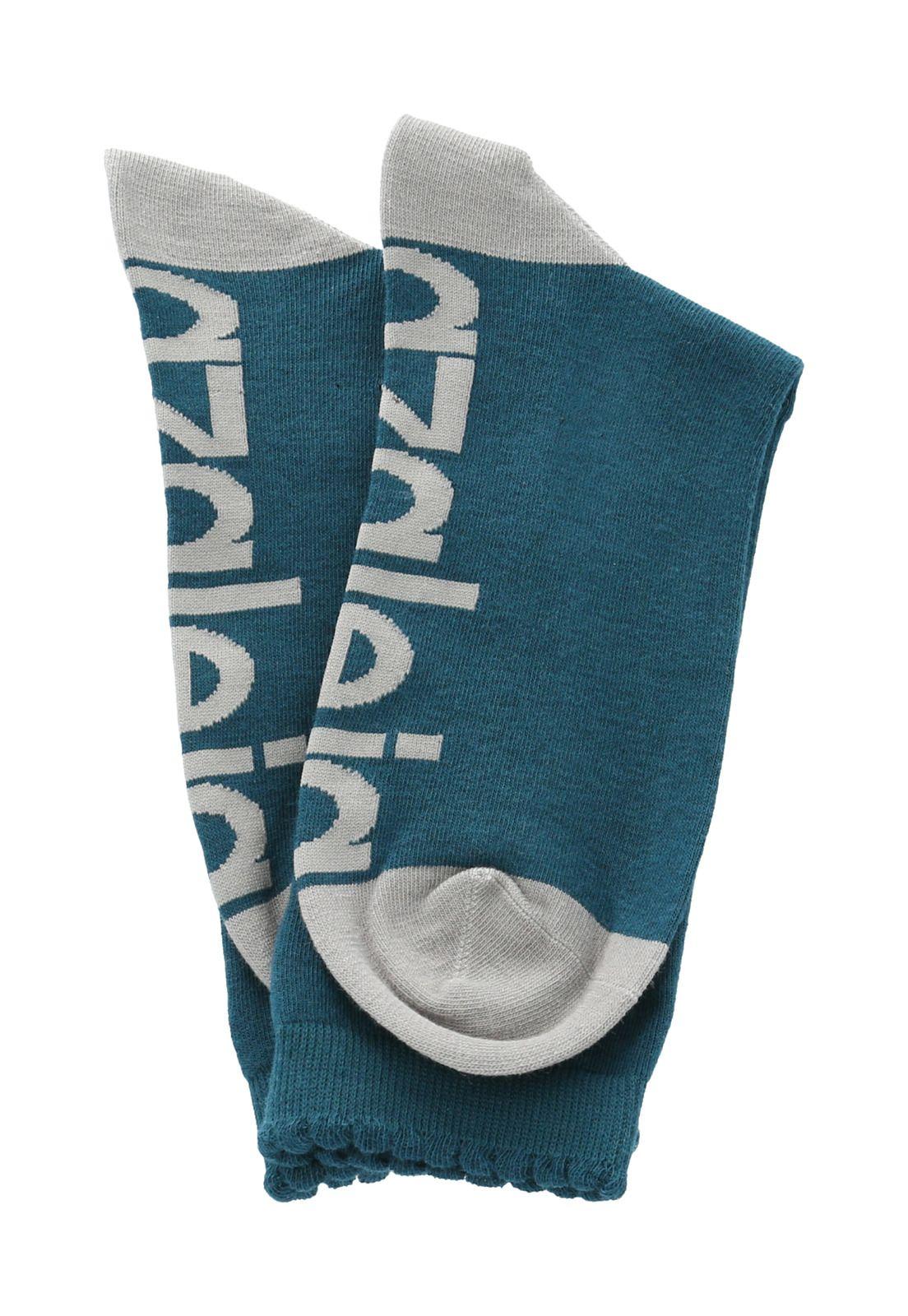 Calcetines Basic Plain Mujer Verde-2