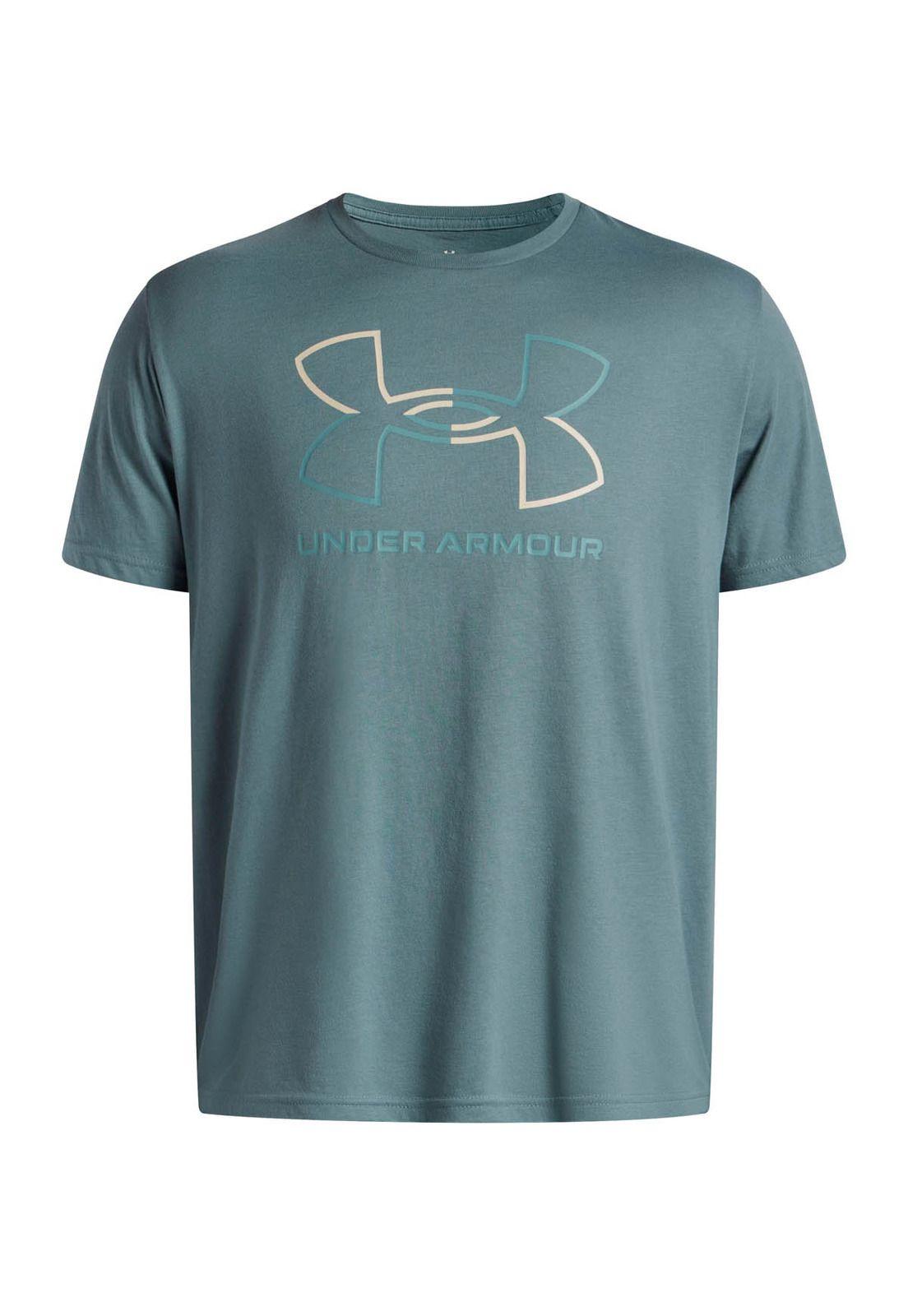 Polera Manga Corta de lifestyle para Hombre Foundation Azul -0