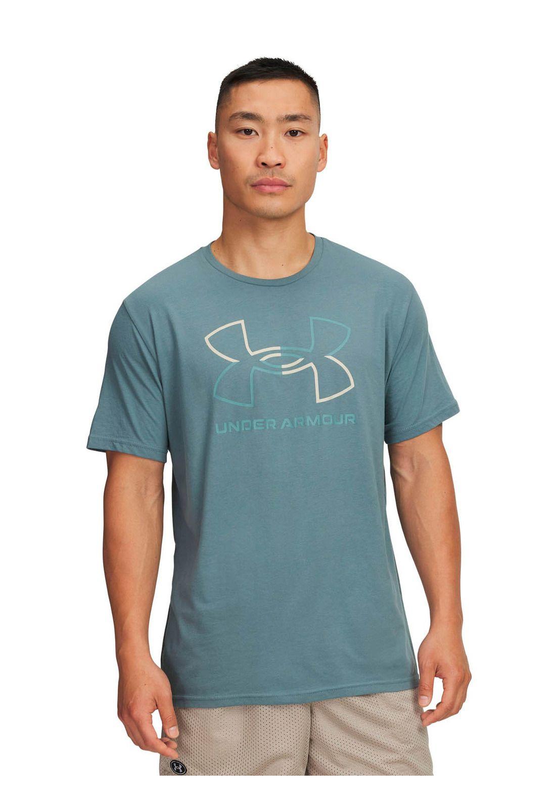 Polera Manga Corta de lifestyle para Hombre Foundation Azul -3