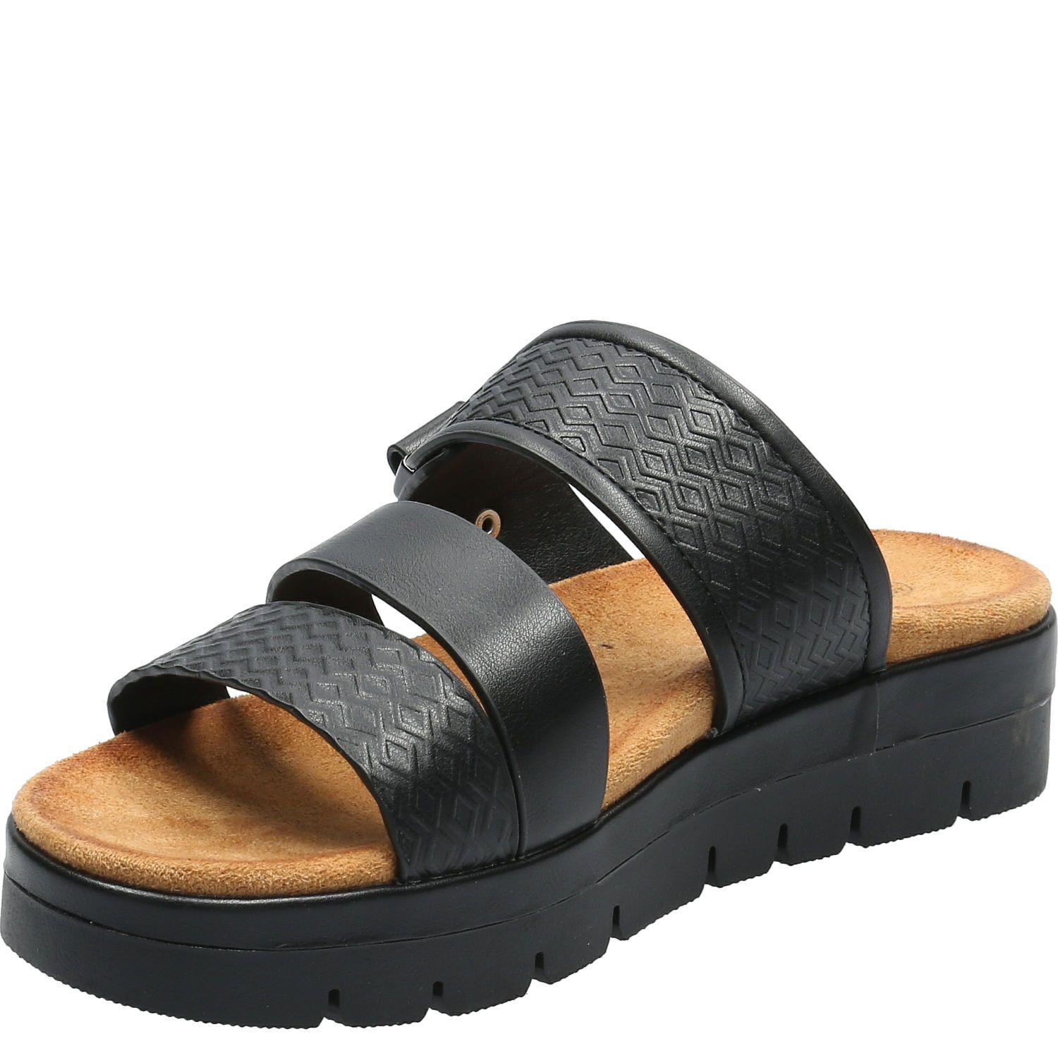 Sandalia Mujer Playful Negro-4