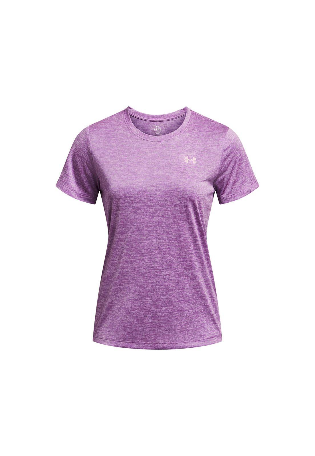 Polera UA Tech Twist mujer Morado-0