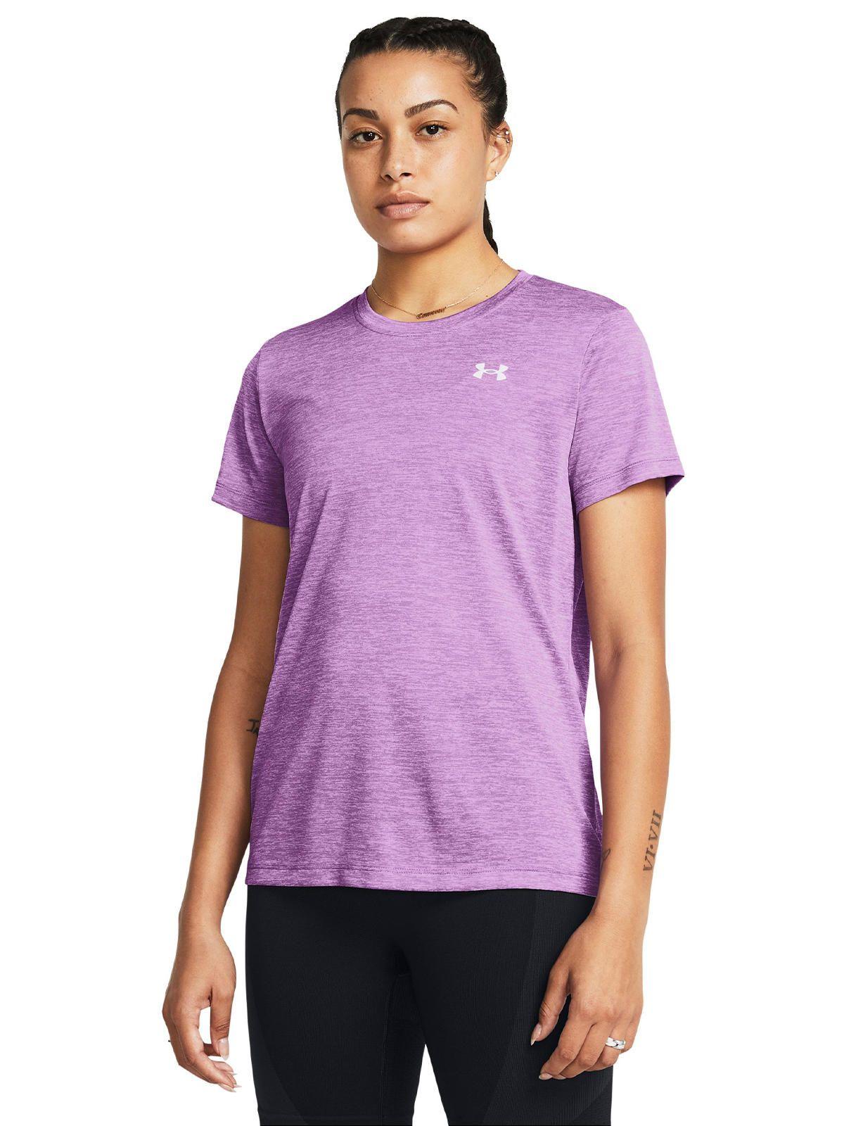 Polera UA Tech Twist mujer Morado-3