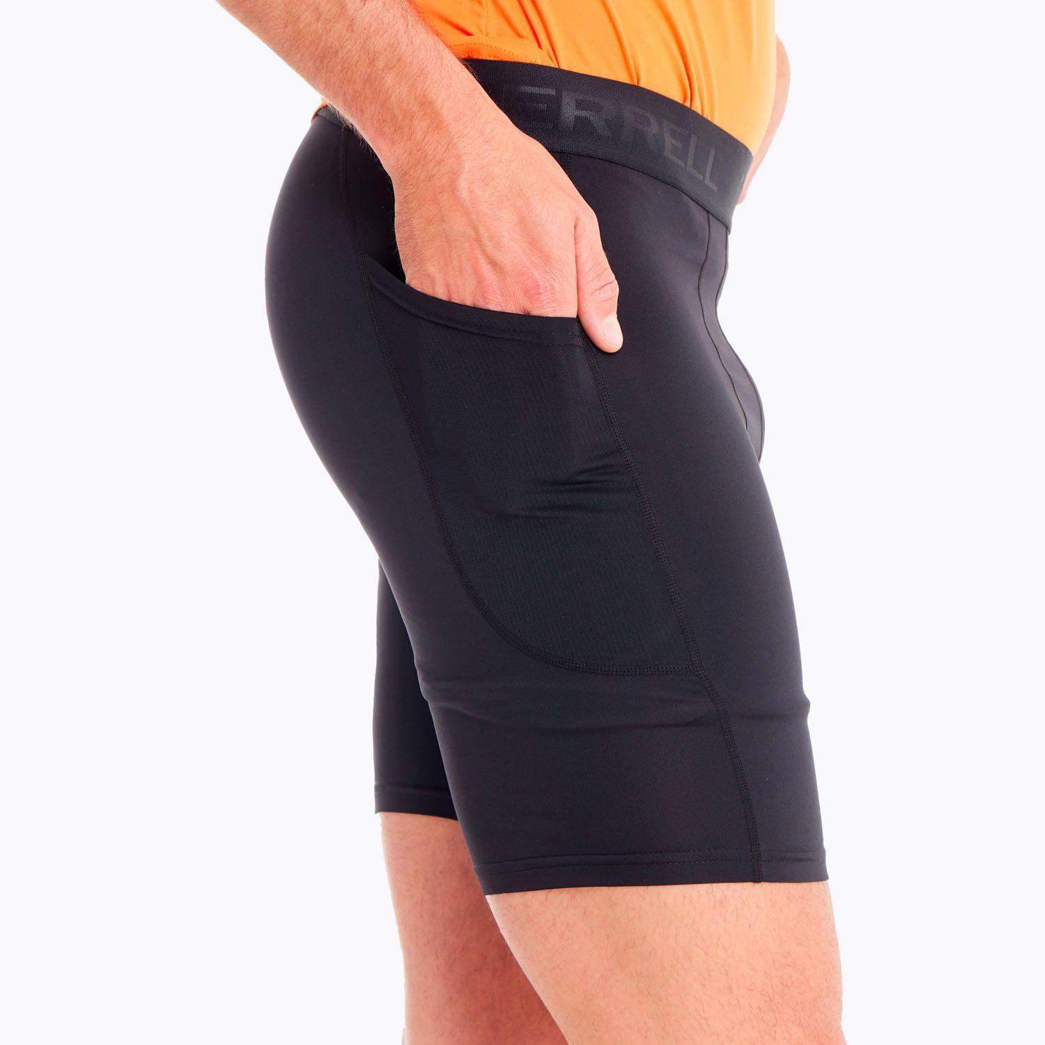 Short Hombre Compresión Biker Ed Skyfire Negro-3