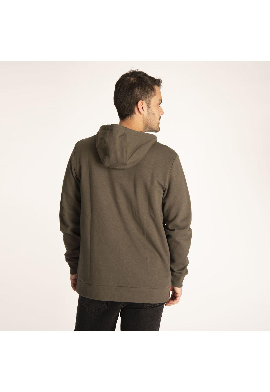 Polerón Hombre Alpha 1/4 Zip Verde-3