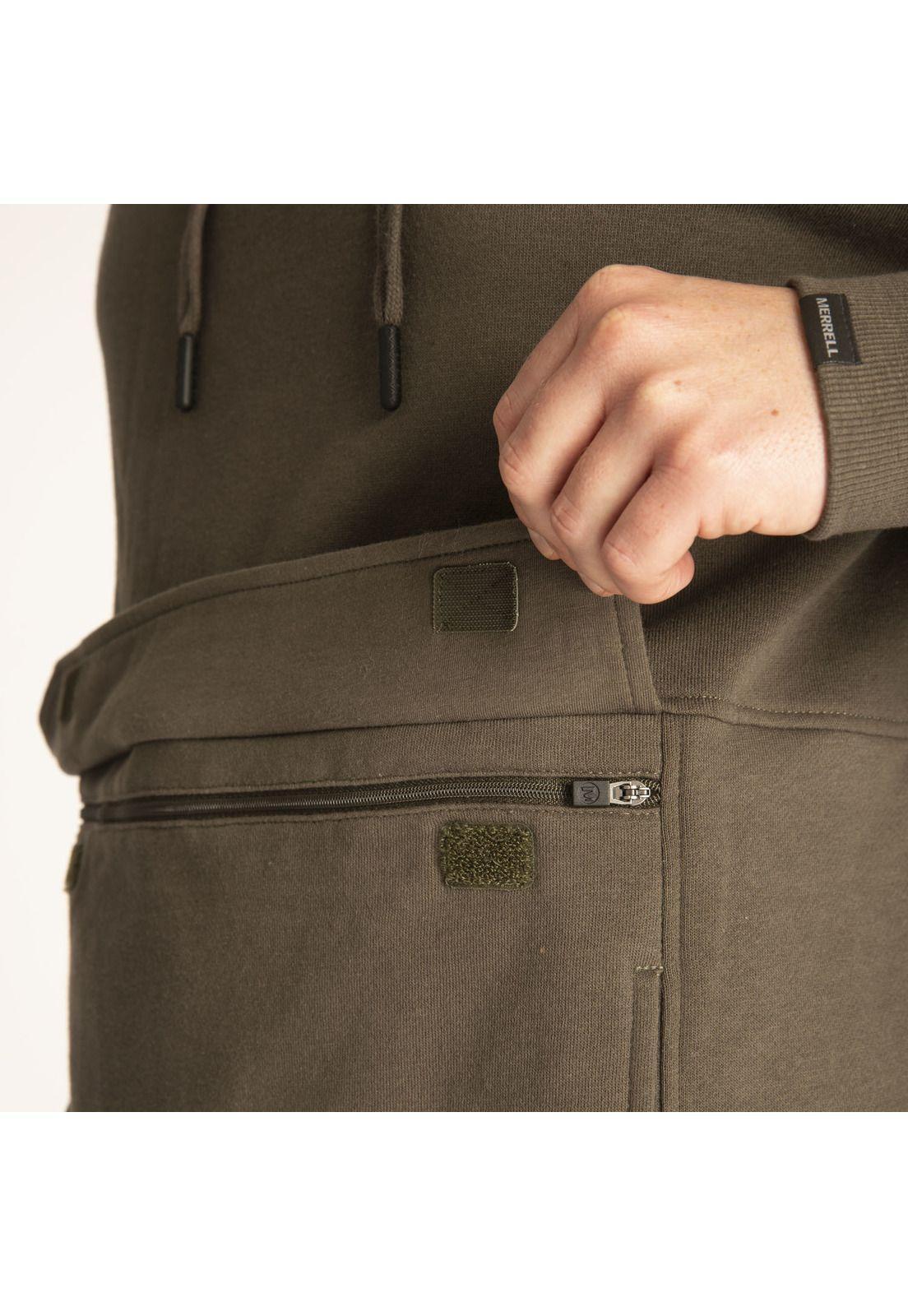 Polerón Hombre Alpha 1/4 Zip Verde-6