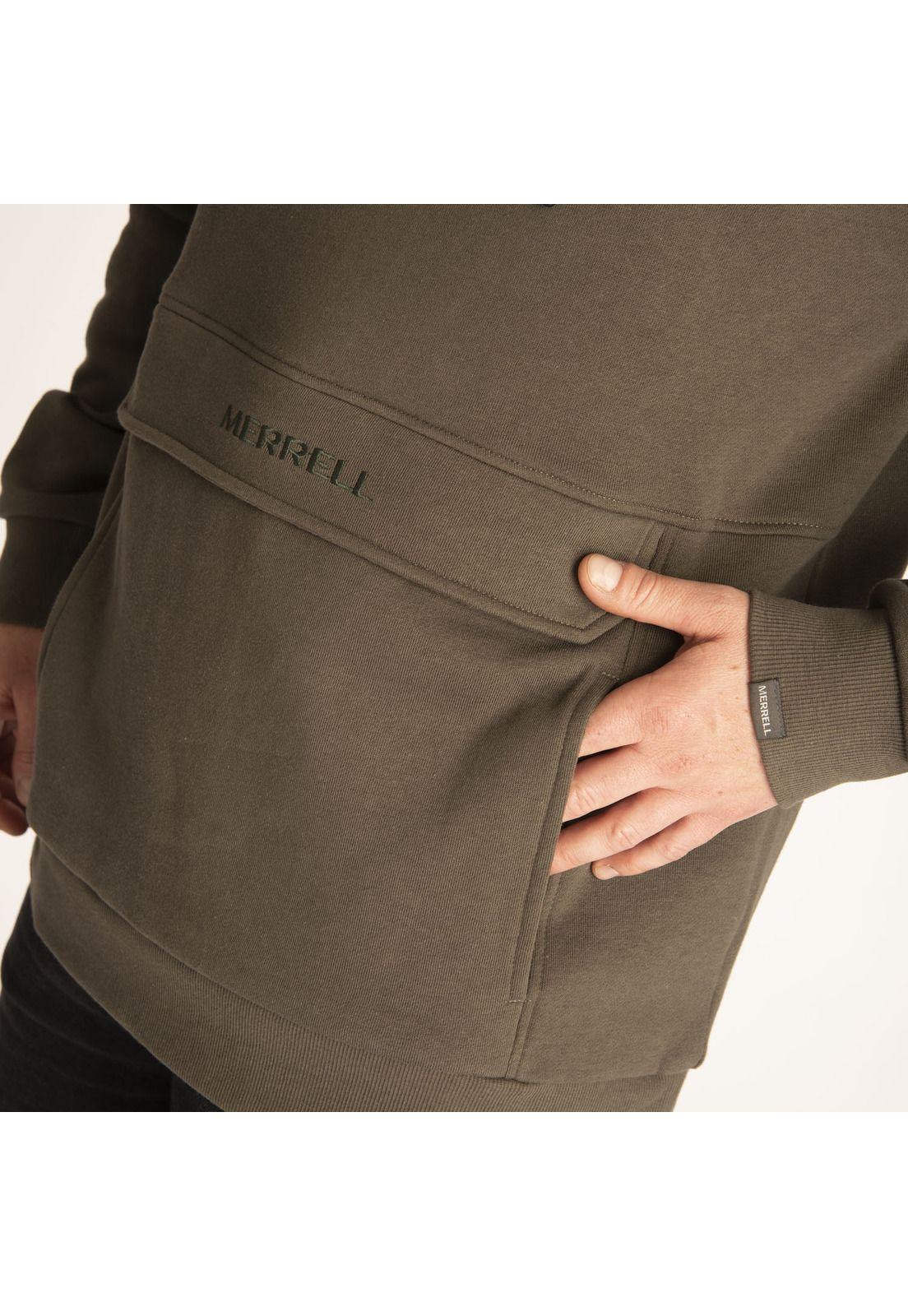 Polerón Hombre Alpha 1/4 Zip Verde-7