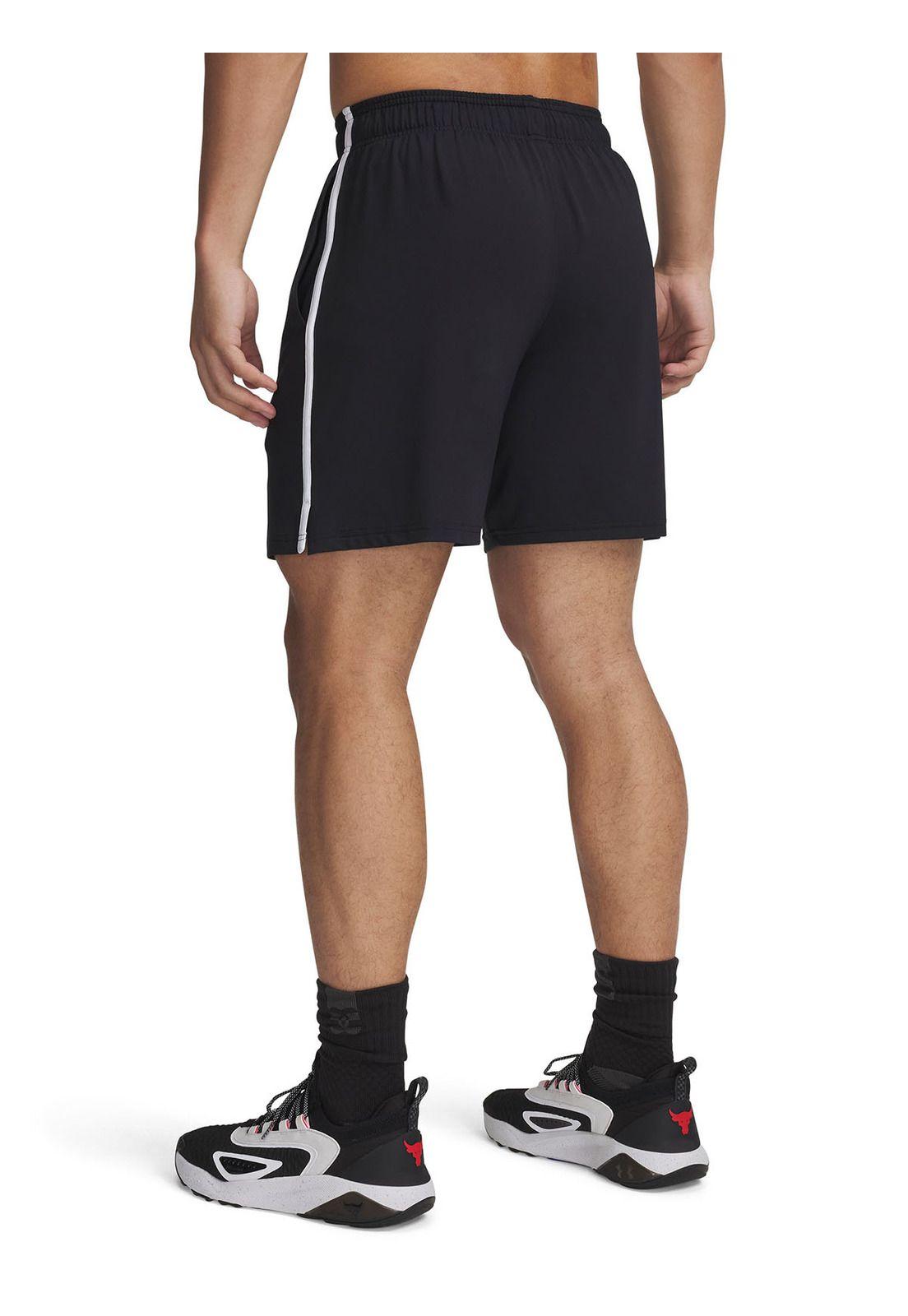 Shorts Project Rock Mesh Para Hombre Negro-1