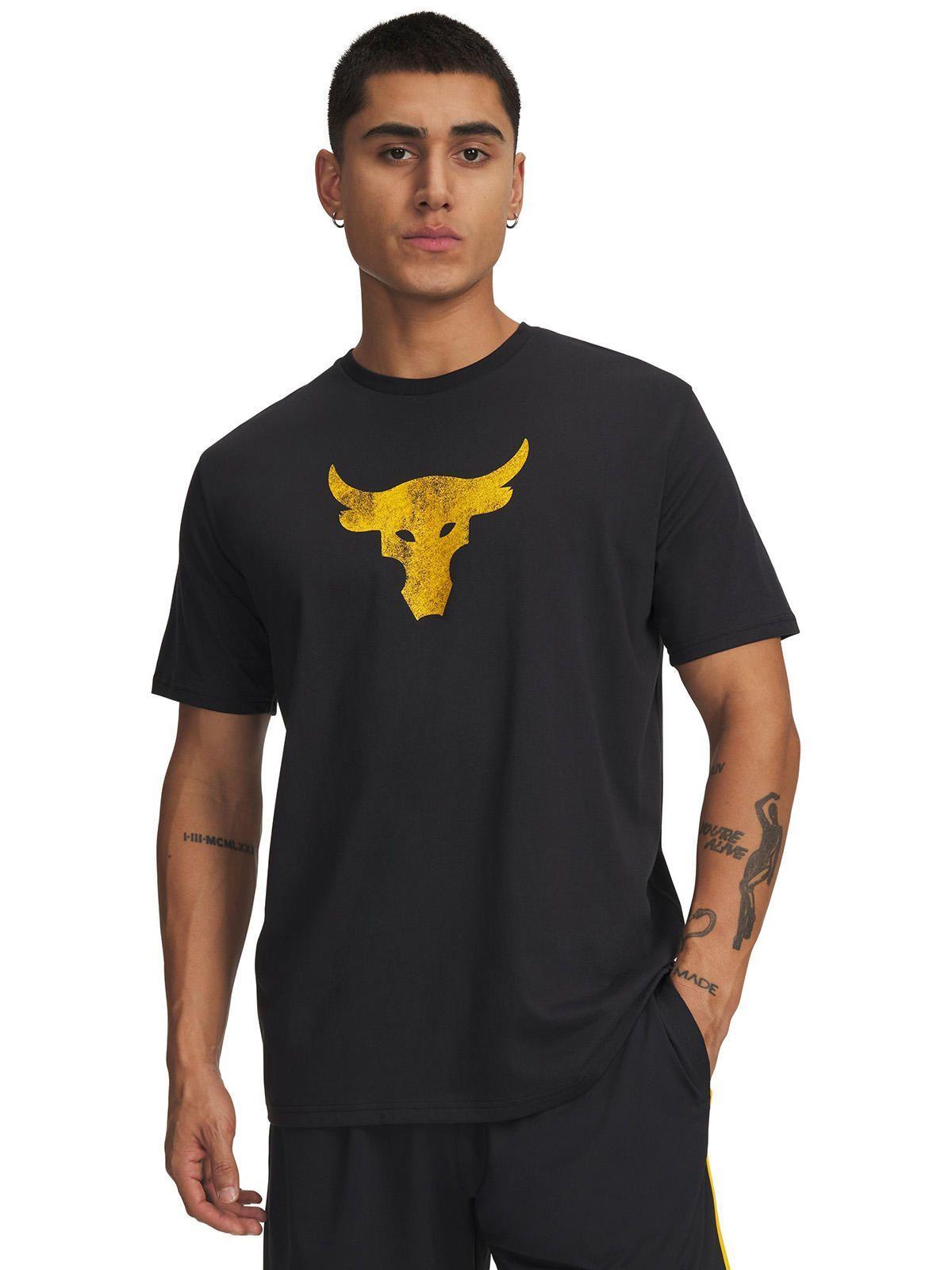 Polera M/C UA Project Rock Payoff Negro Hombre-0