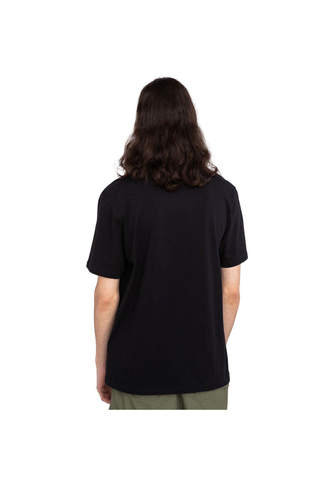 Polera M/C Basic Pkt Lbl Kttp Negro Hombre-3