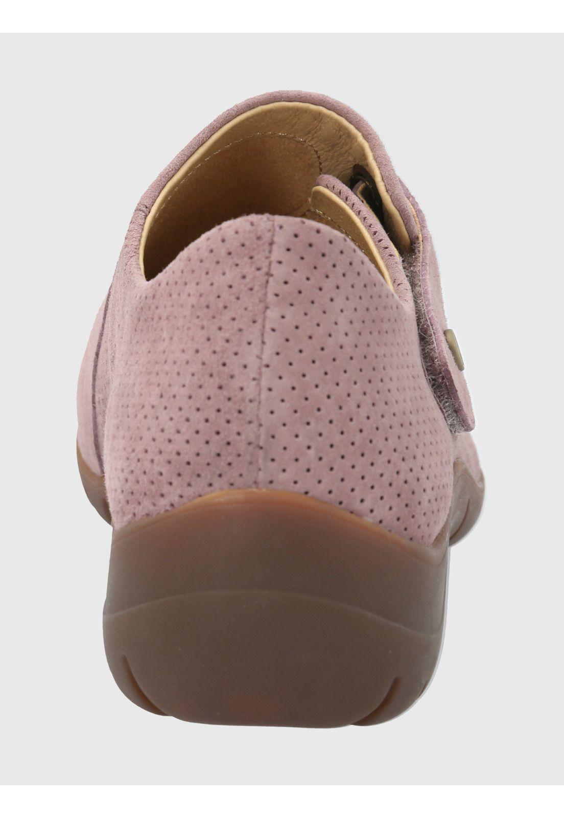 Zapato Cuero Rosado Mujer Albi -5