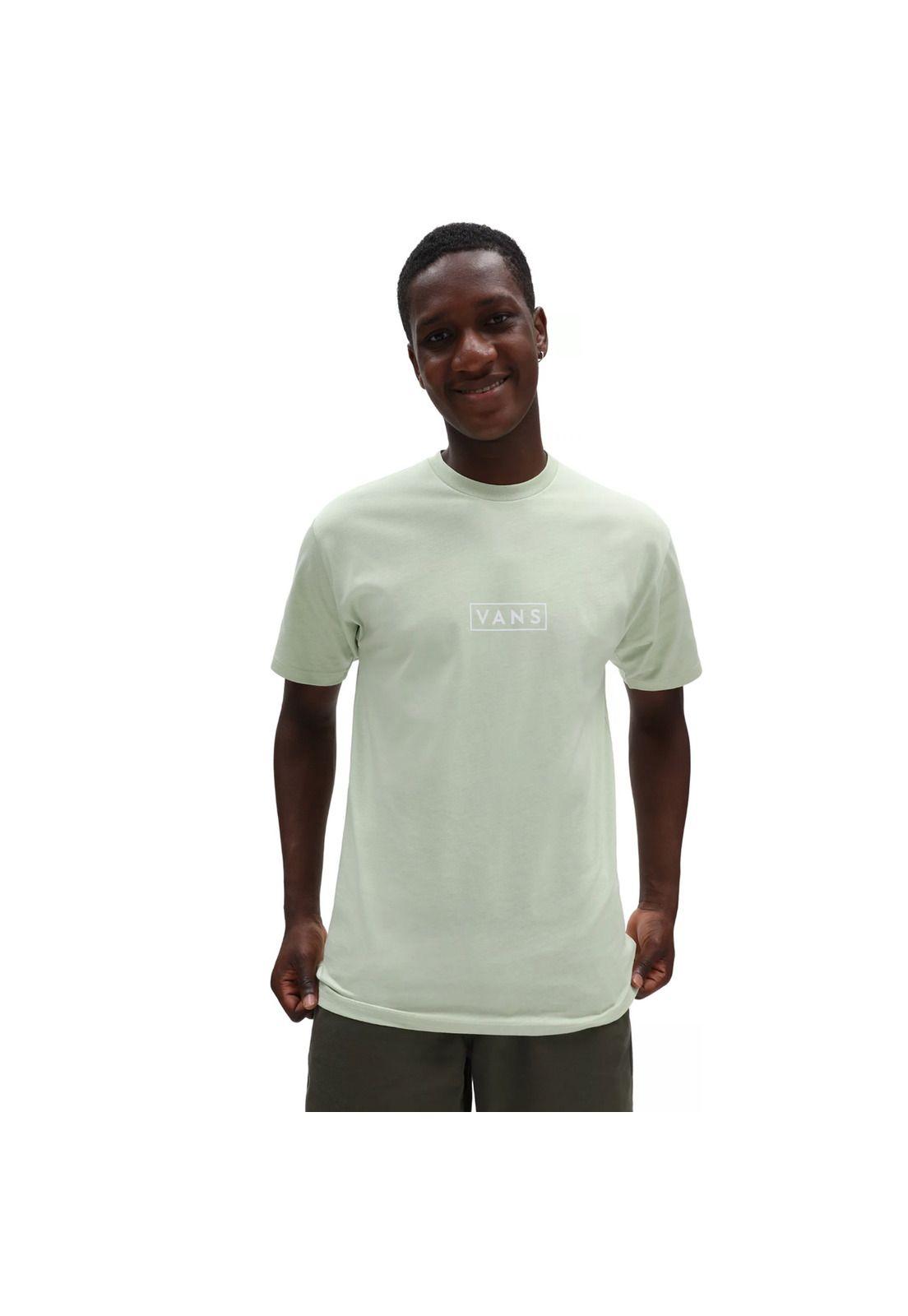 Polera M/C Hombre Classic Easy Box Celadon Green-0