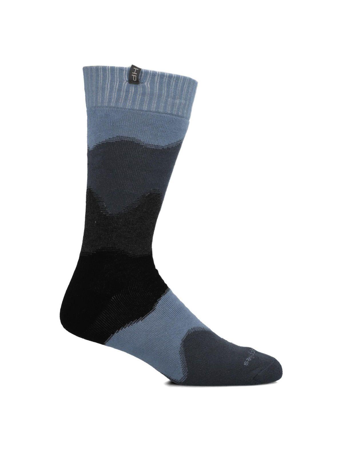 Calcetín Algodón Hombre Heavy Curva Azul-0