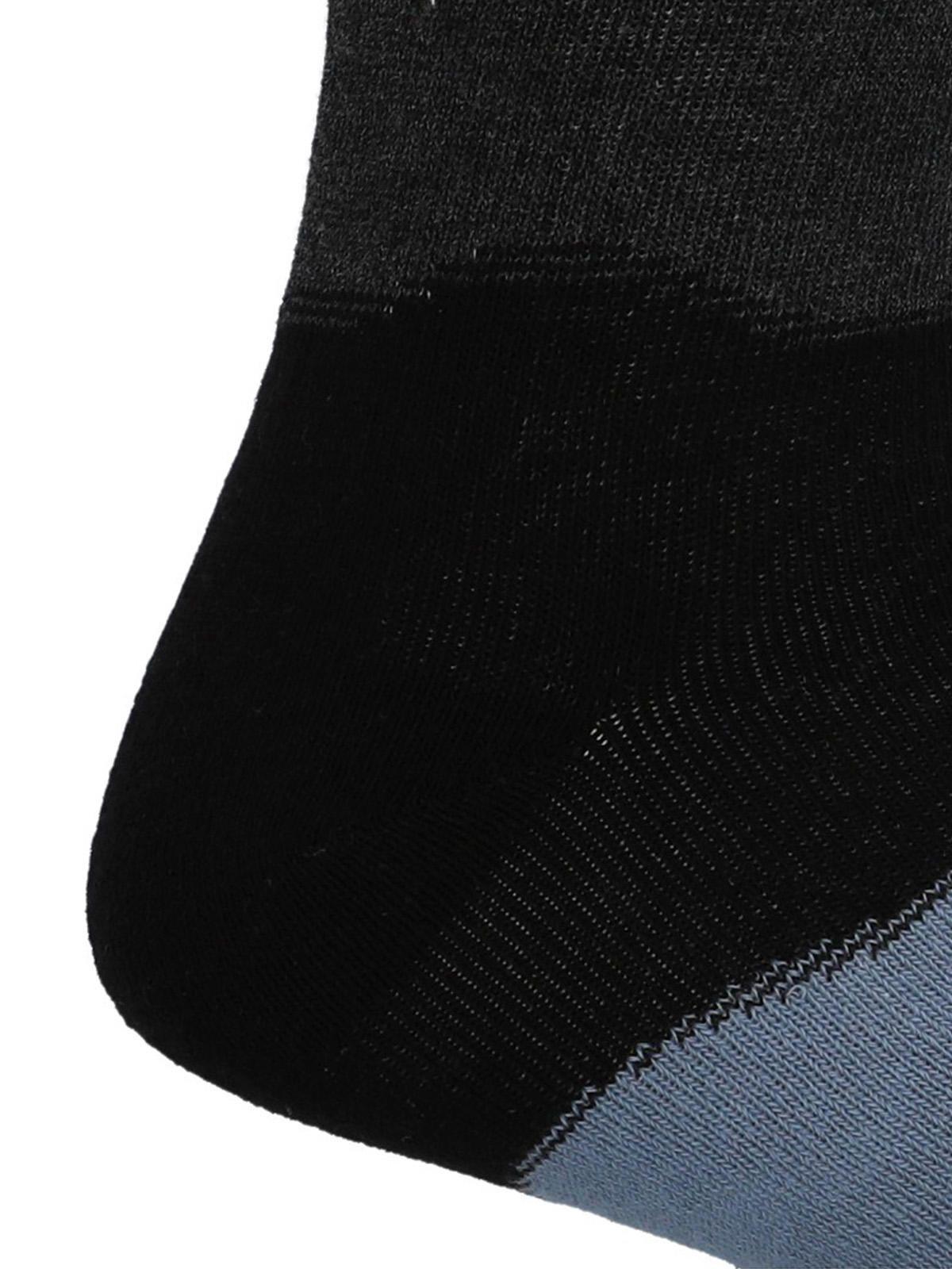 Calcetín Algodón Hombre Heavy Curva Azul-1