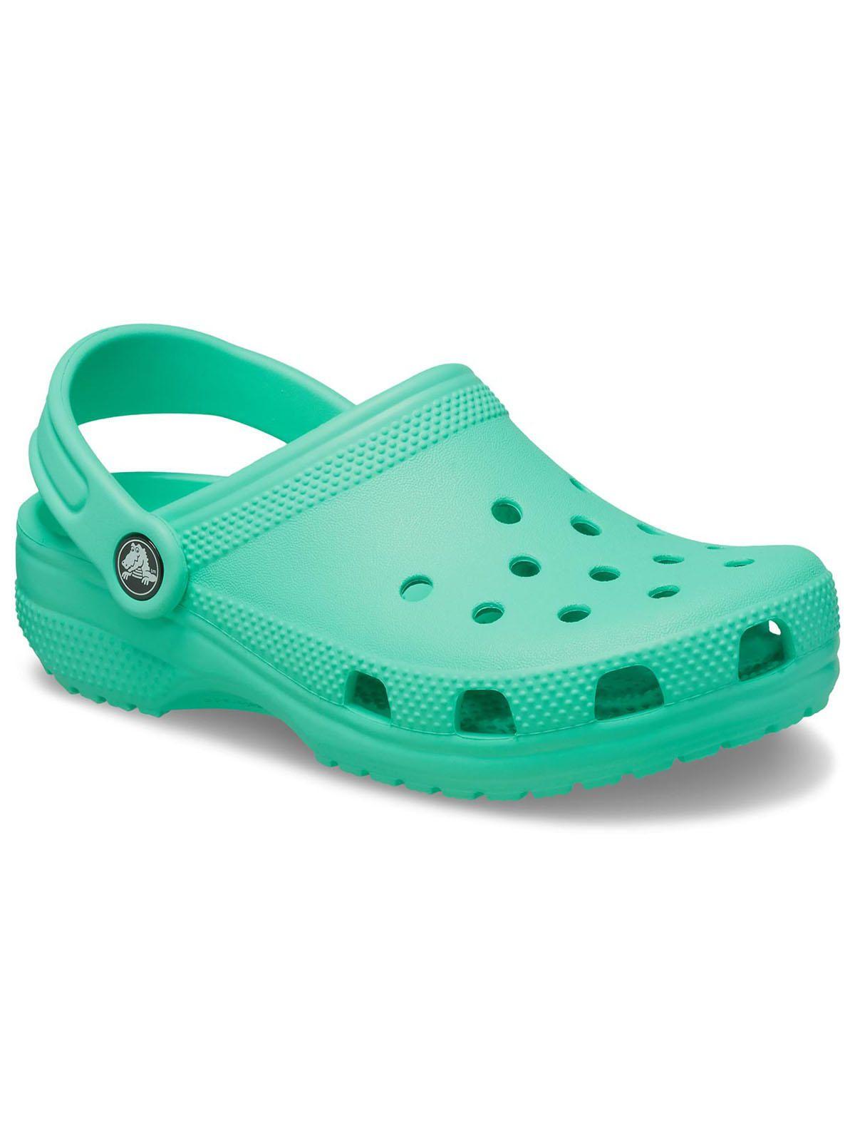 Zueco Crocs Niño Classic Clog K Verde Agua-5