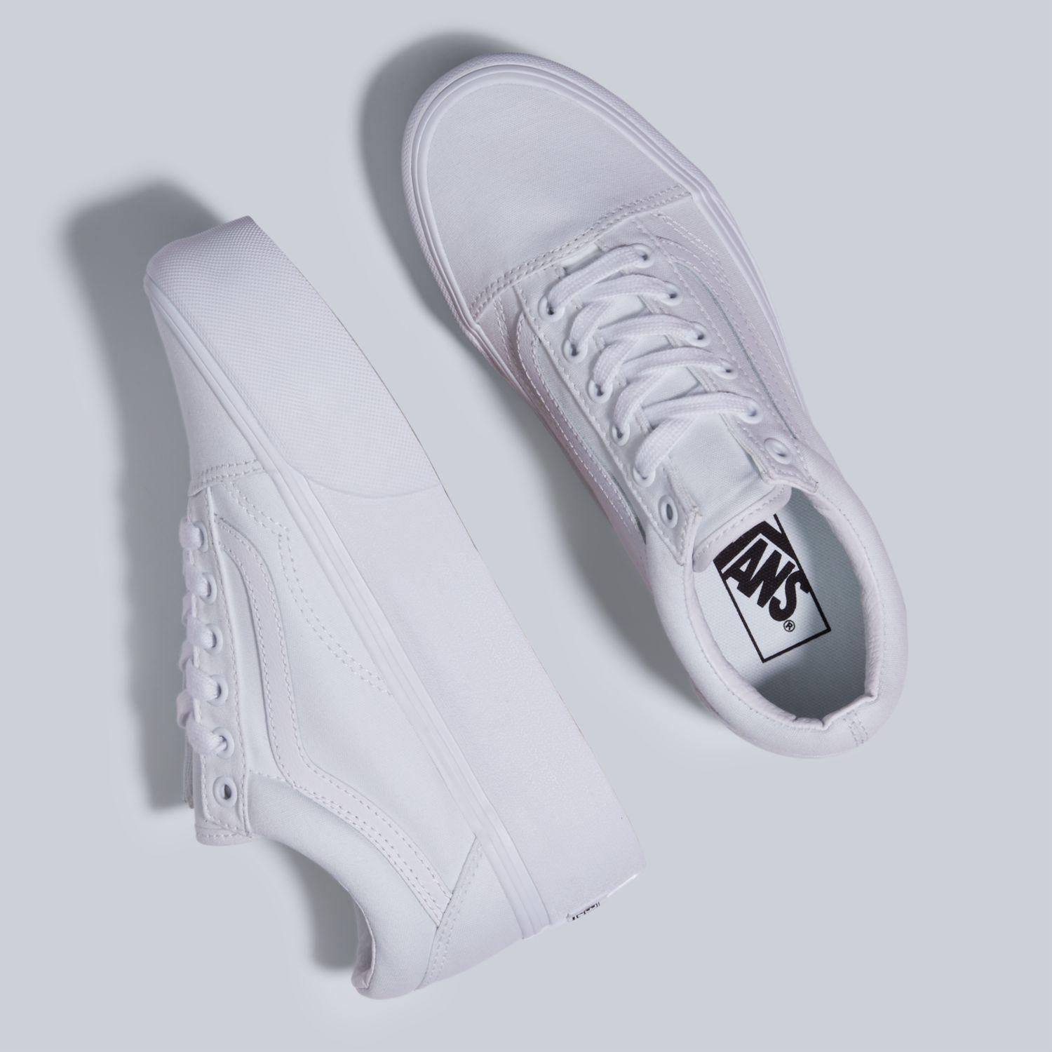 Zapatilla Unisex Ua Old Skool Stackform True White-1