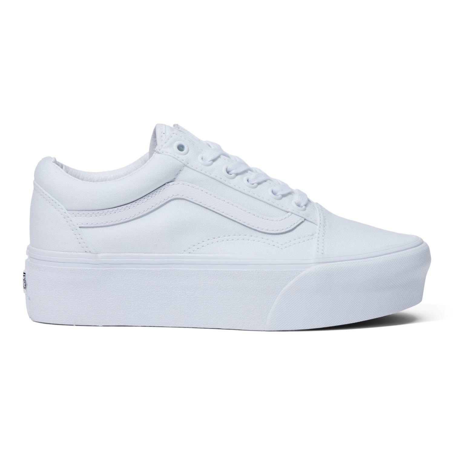 Zapatilla Unisex Ua Old Skool Stackform True White-4