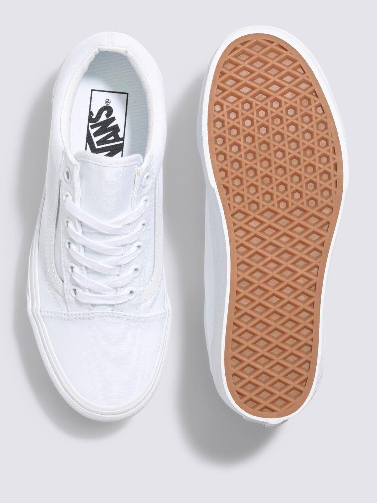 Zapatilla Unisex Ua Old Skool Stackform True White-4