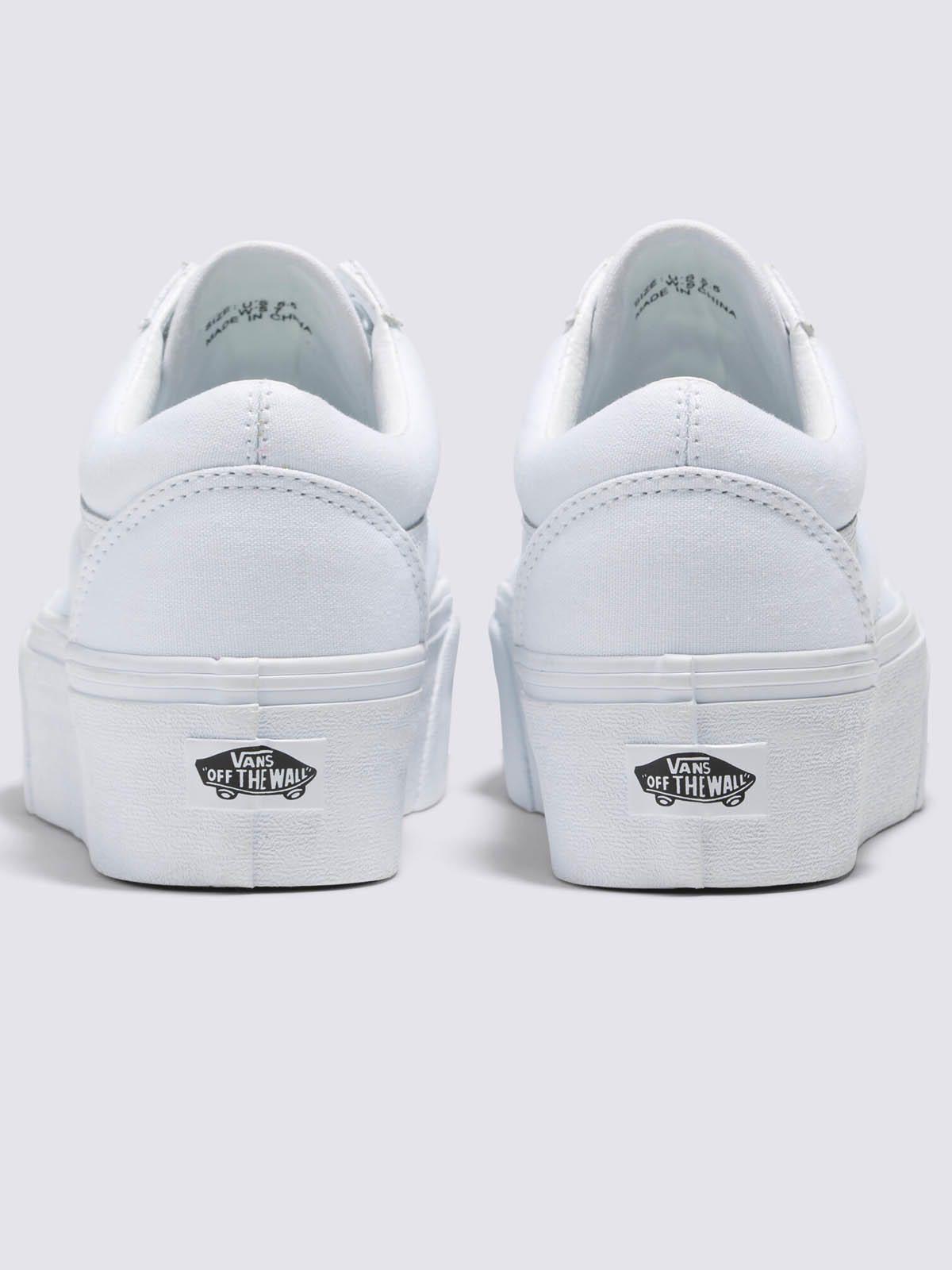 Zapatilla Unisex Ua Old Skool Stackform True White-5