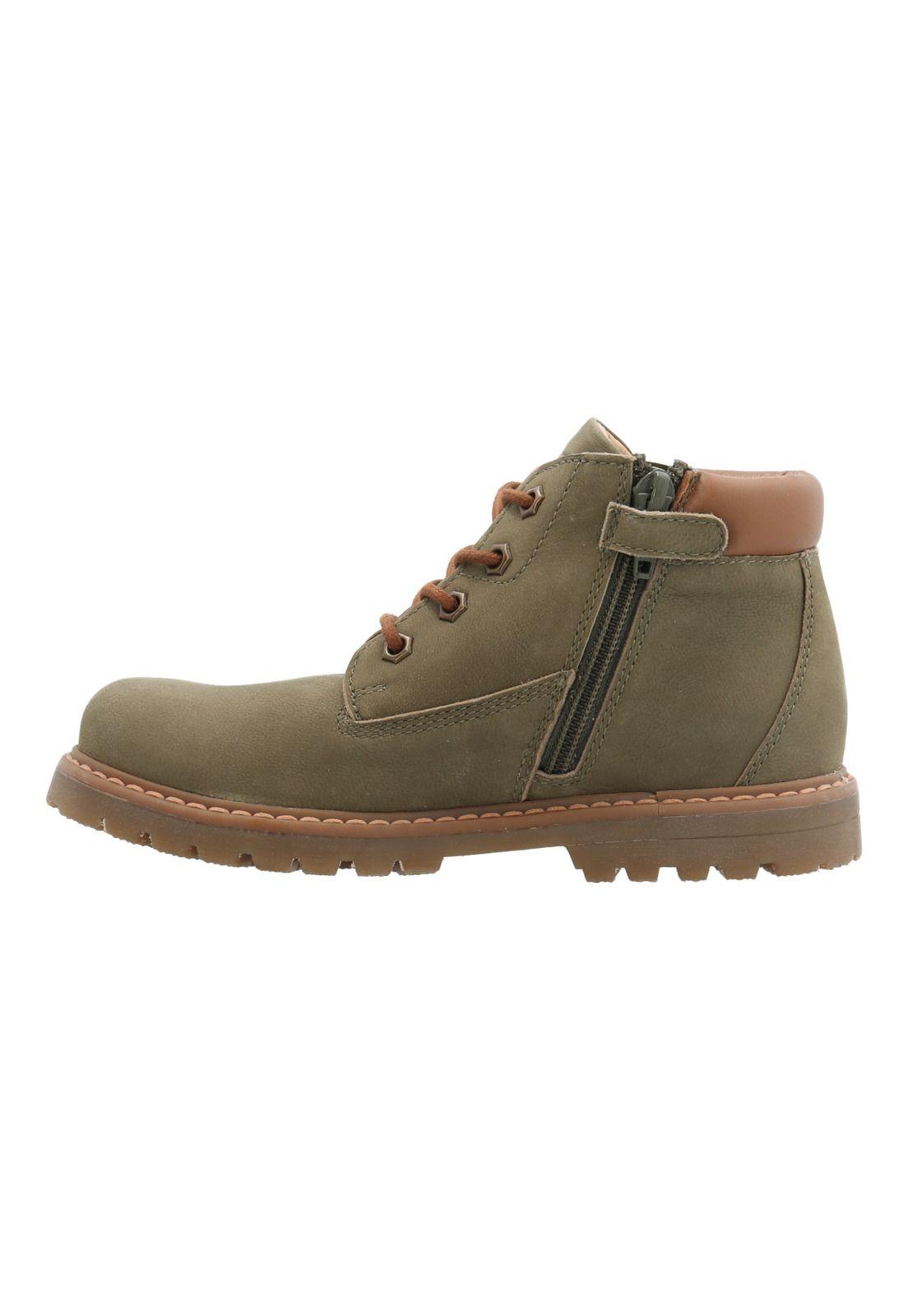 Botin Cuero Morgan Niño Verde-0