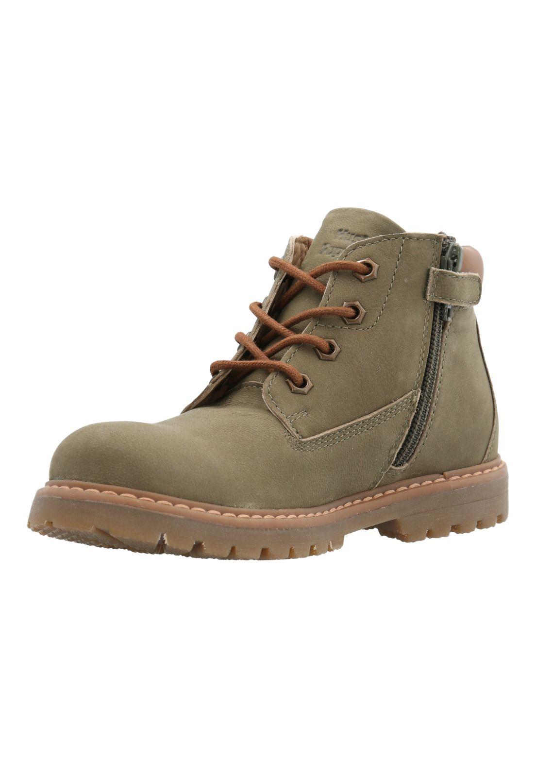 Botin Cuero Morgan Niño Verde-5