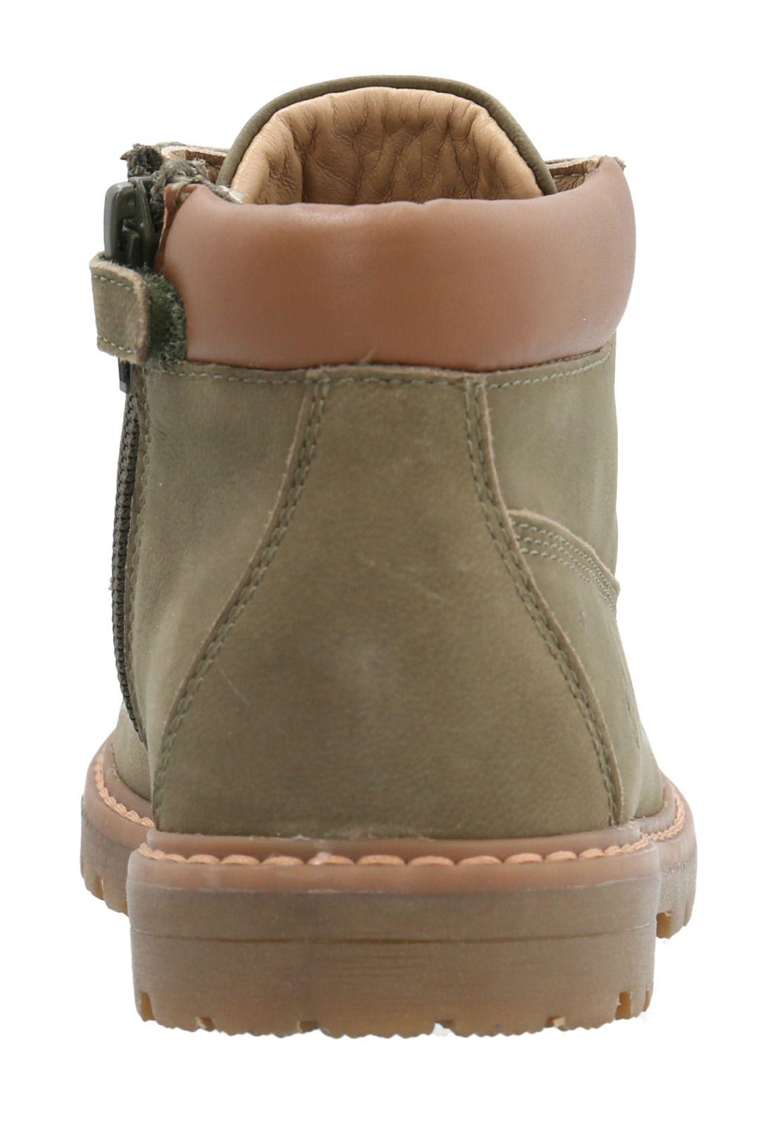 Botin Cuero Morgan Niño Verde-6