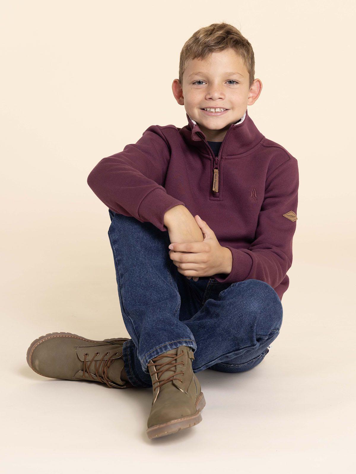 Botin Cuero Morgan Niño Verde-3