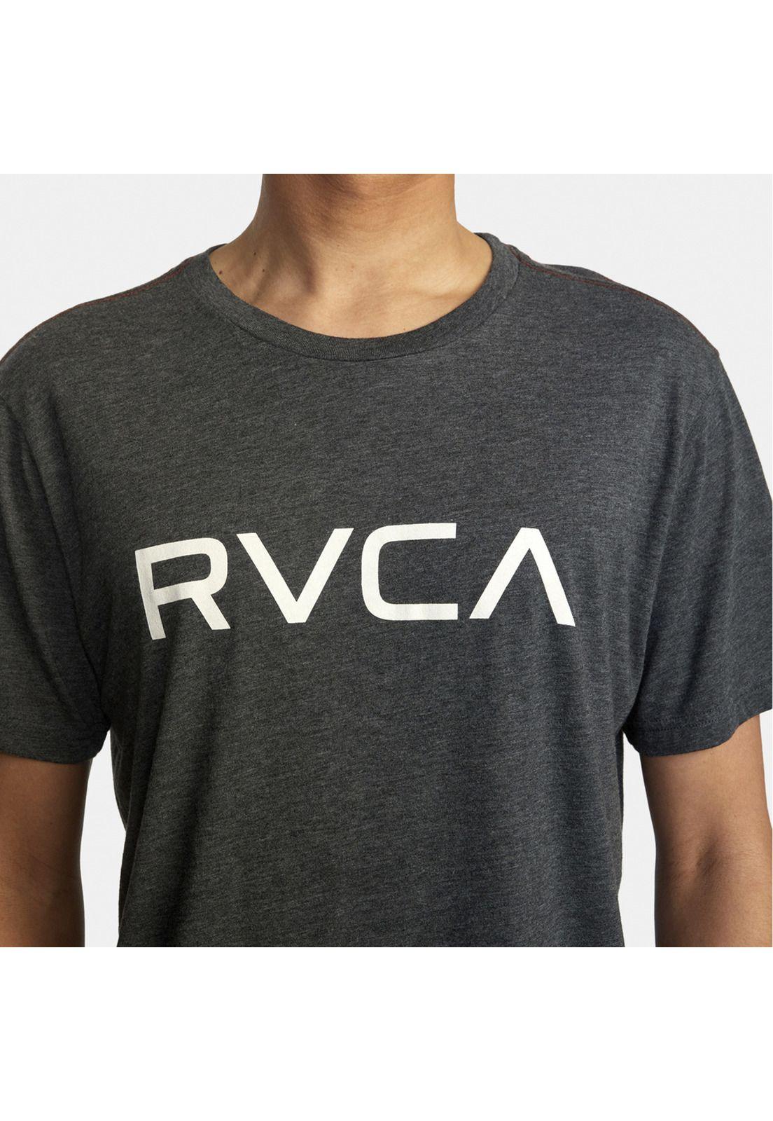 Polera M/C Hombre Big Rvca Ss M Tees B Gris Oscuro-6