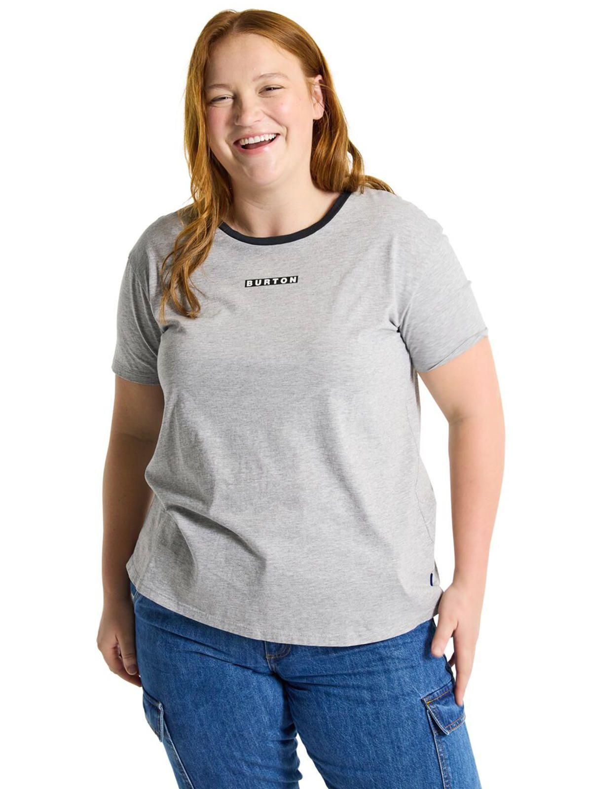 Polera Manga Corta Mujer Vault Gris-1