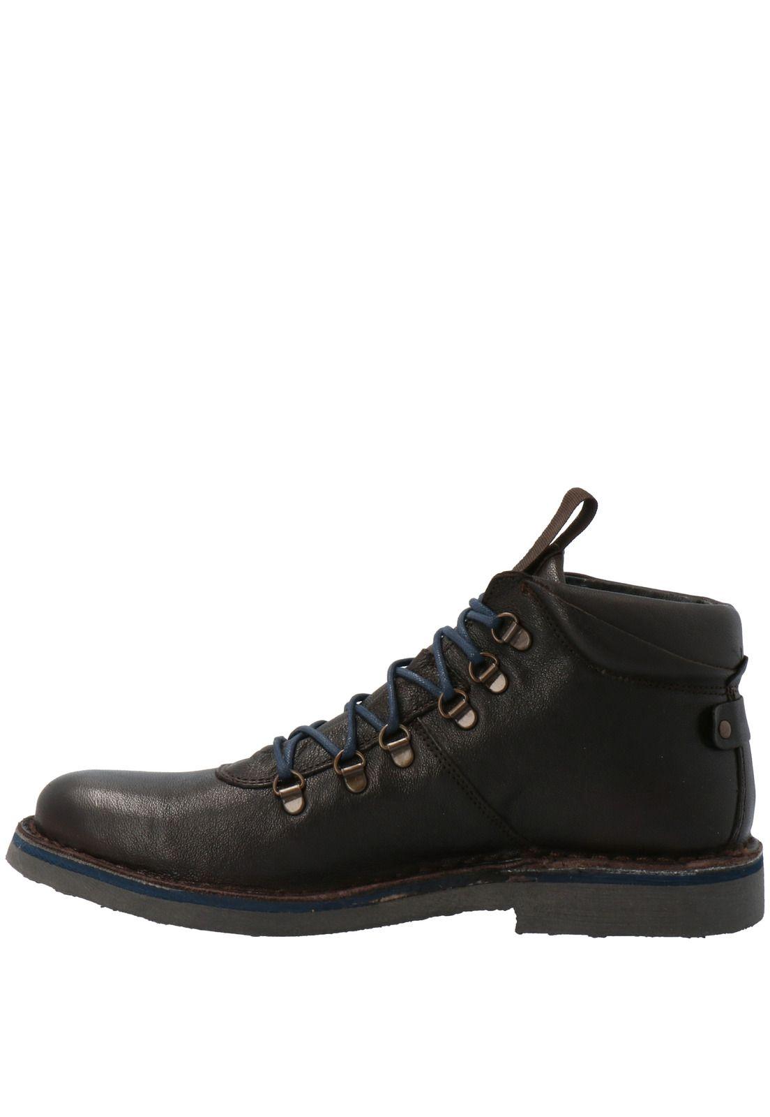 Botin Hombre Guell Cuero Grafito-4
