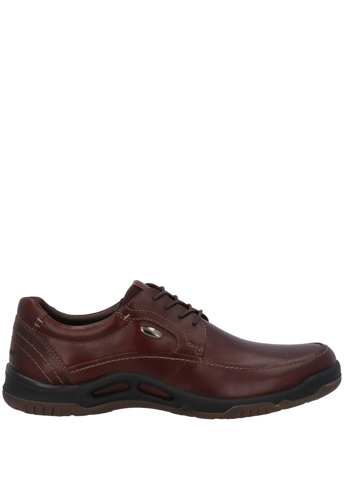 Zapato Cuero Hombre Doril Café-1