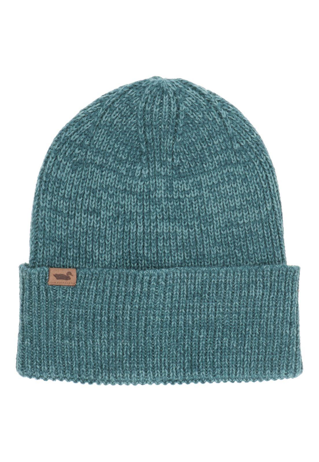 Gorro Unisex Beanie Leather Celeste-0