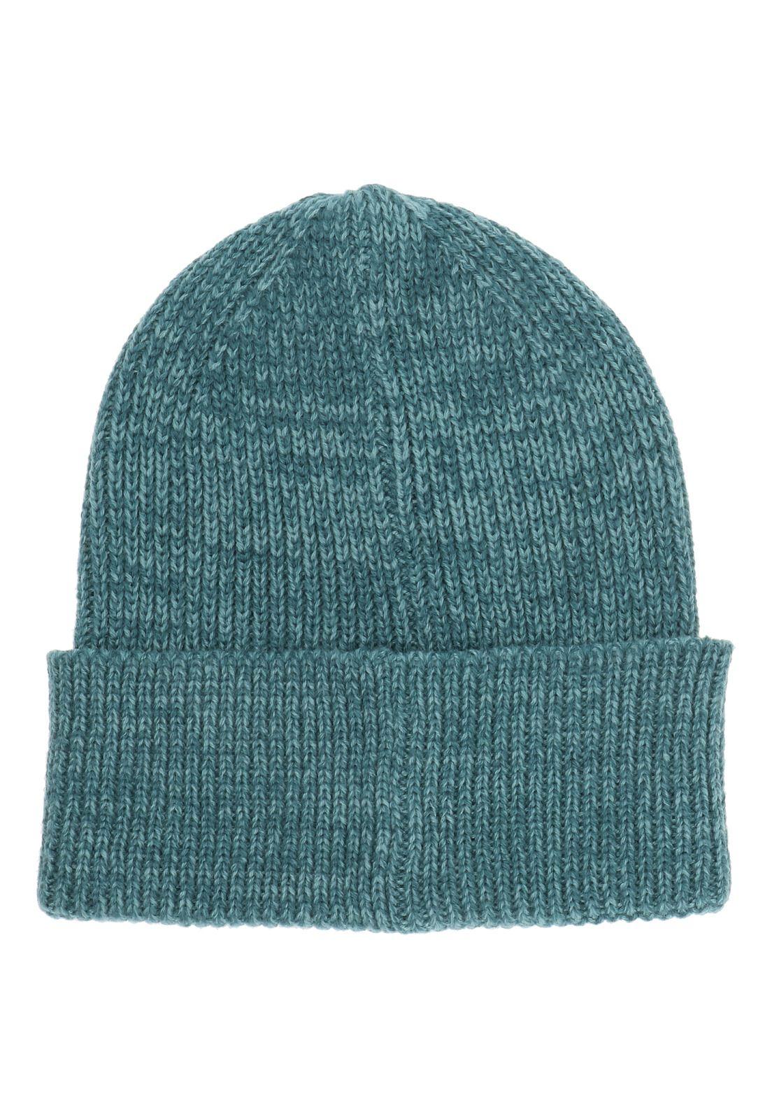 Gorro Unisex Beanie Leather Celeste-1