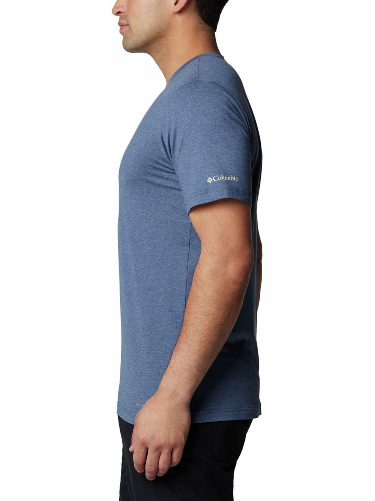 Polera Hombre Kwick Hike Graphic Azul-1