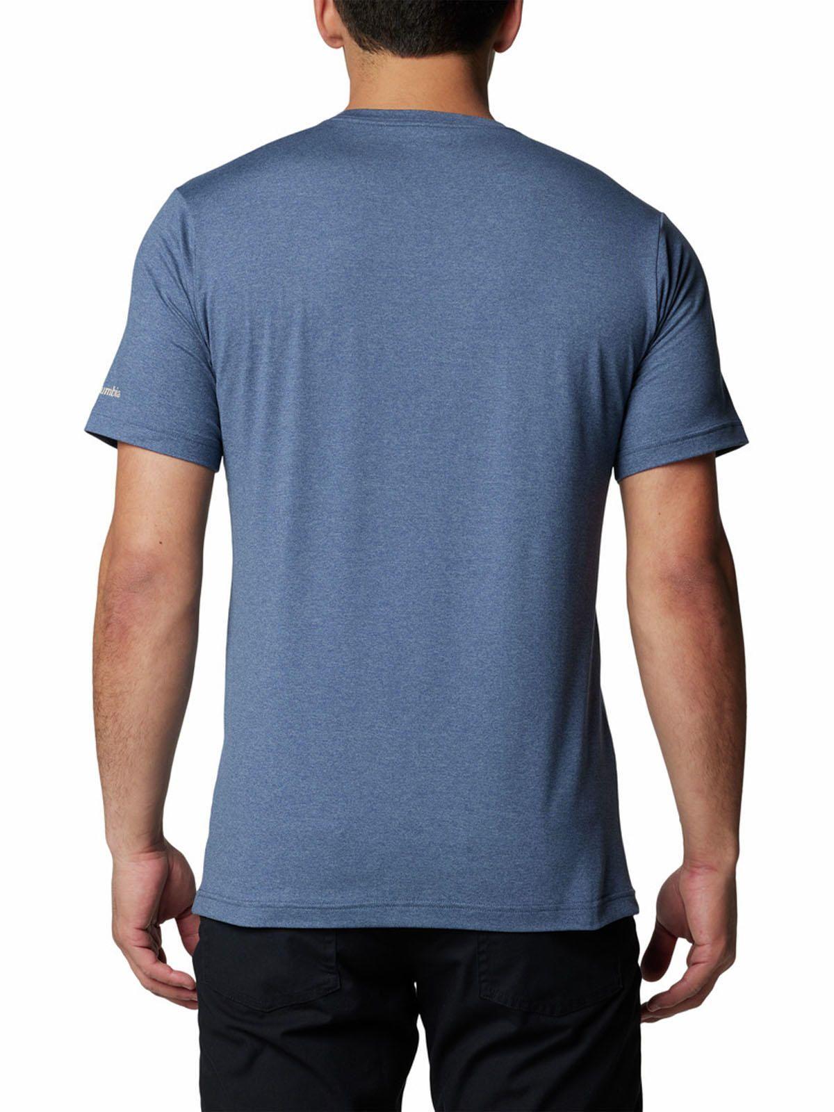 Polera Hombre Kwick Hike Graphic Azul-5