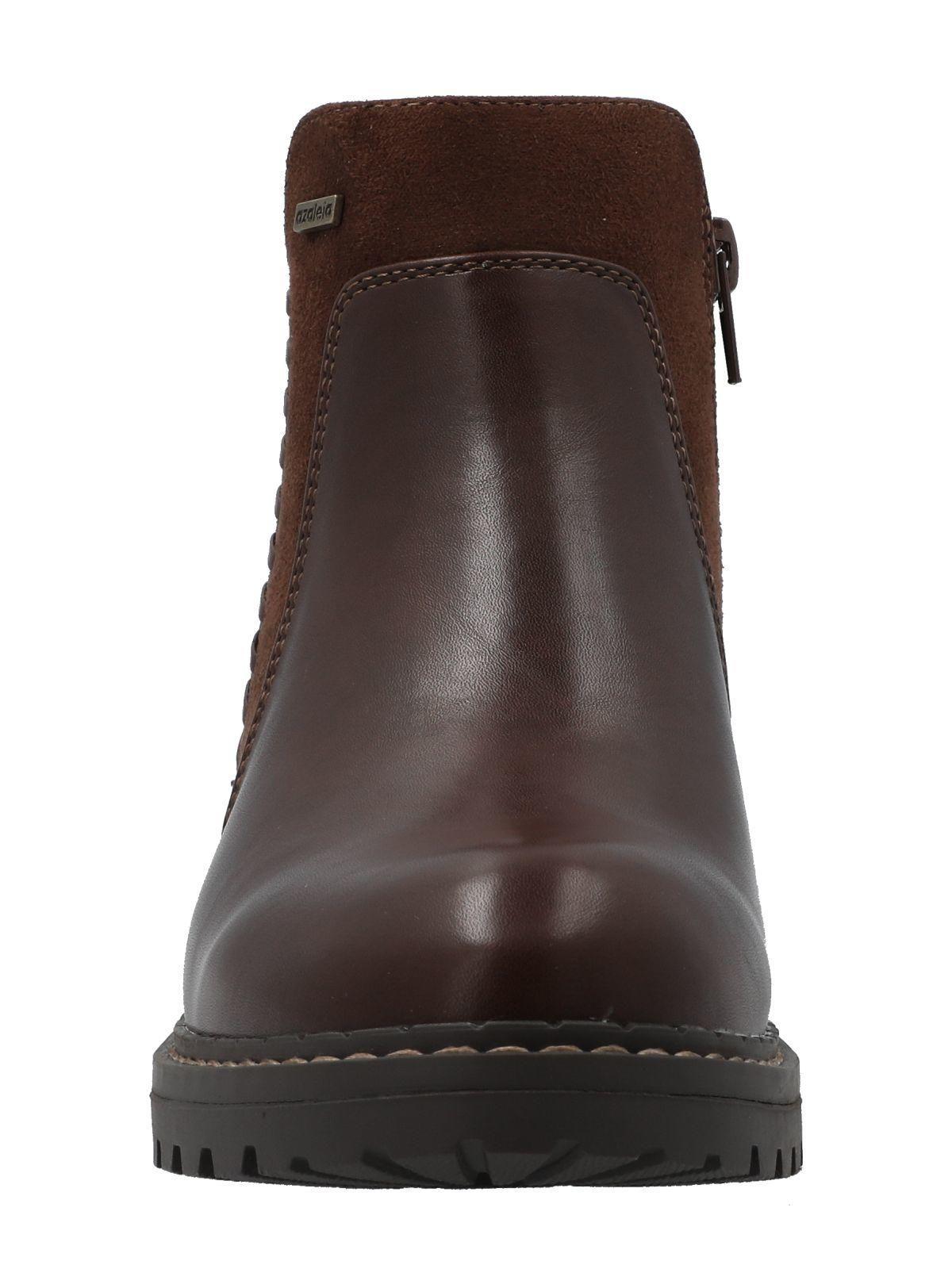 Botín Mujer Lisa 2 Café-3