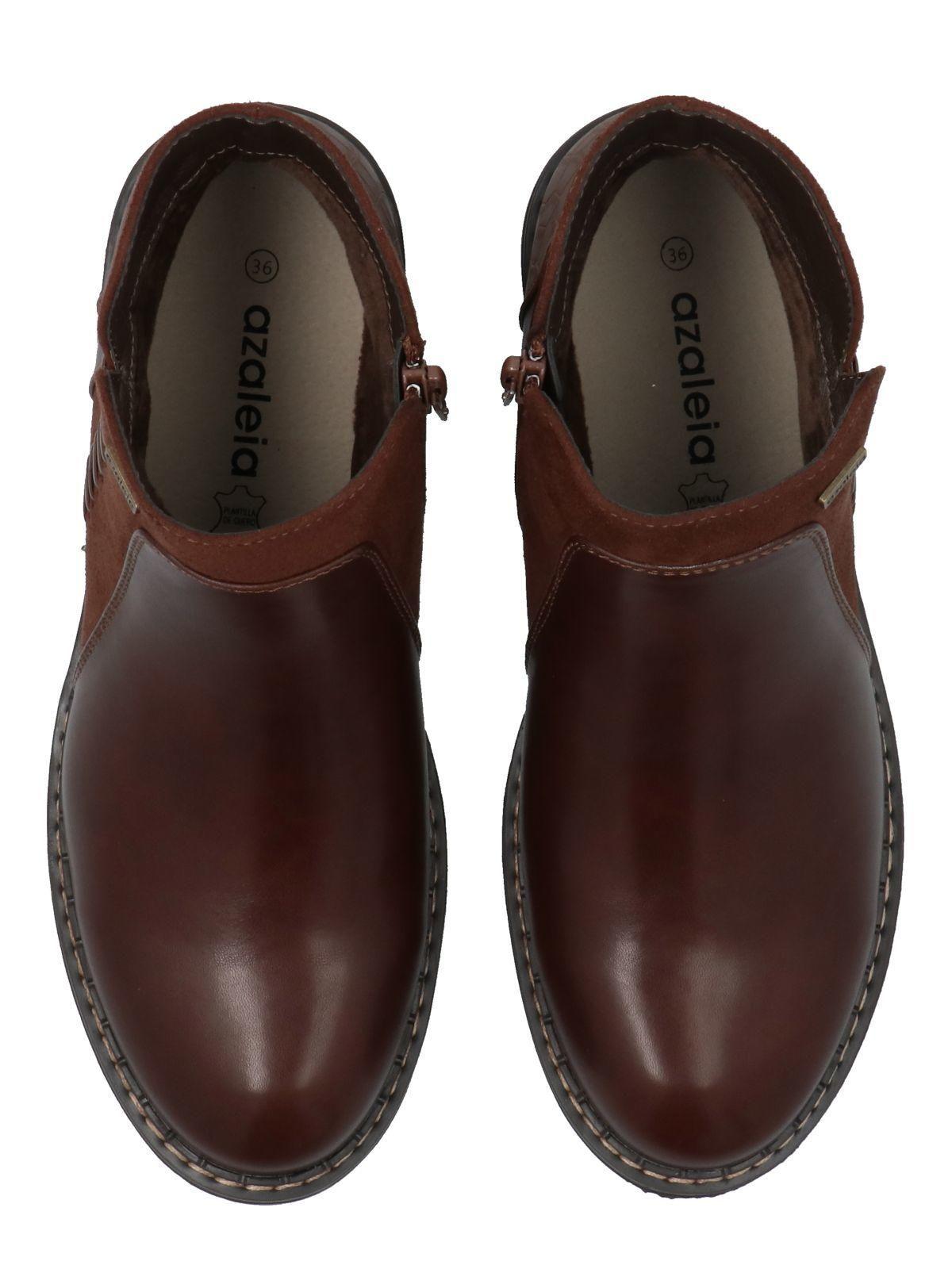 Botín Mujer Lisa 2 Café-7