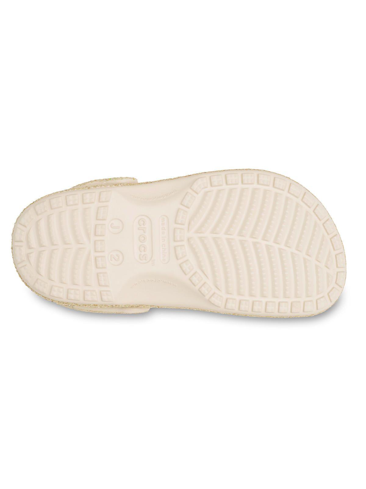 Zueco Niños Grandes Classic Clog Glitter Dorado Crocs-5