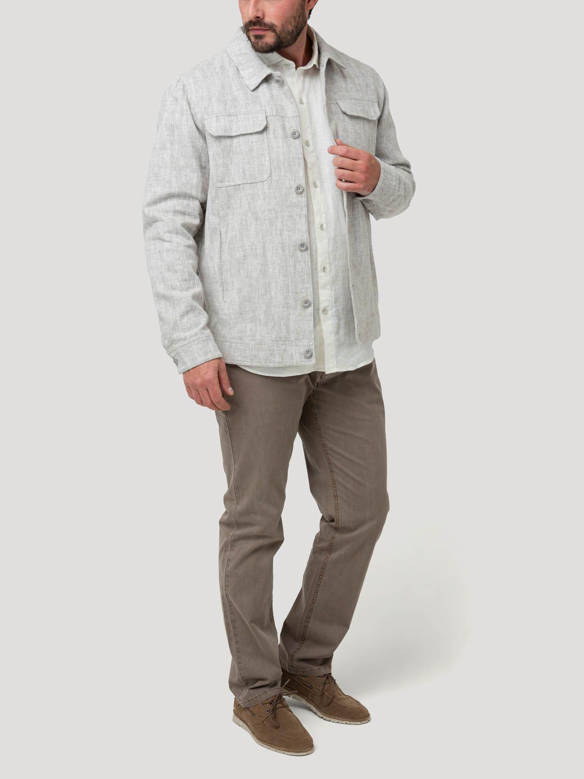 Chaqueta Lino Hombre Toscana Beige-8