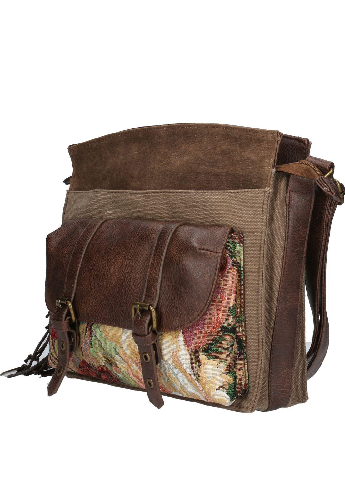 Cartera Mujer Fiore Cross Café-1