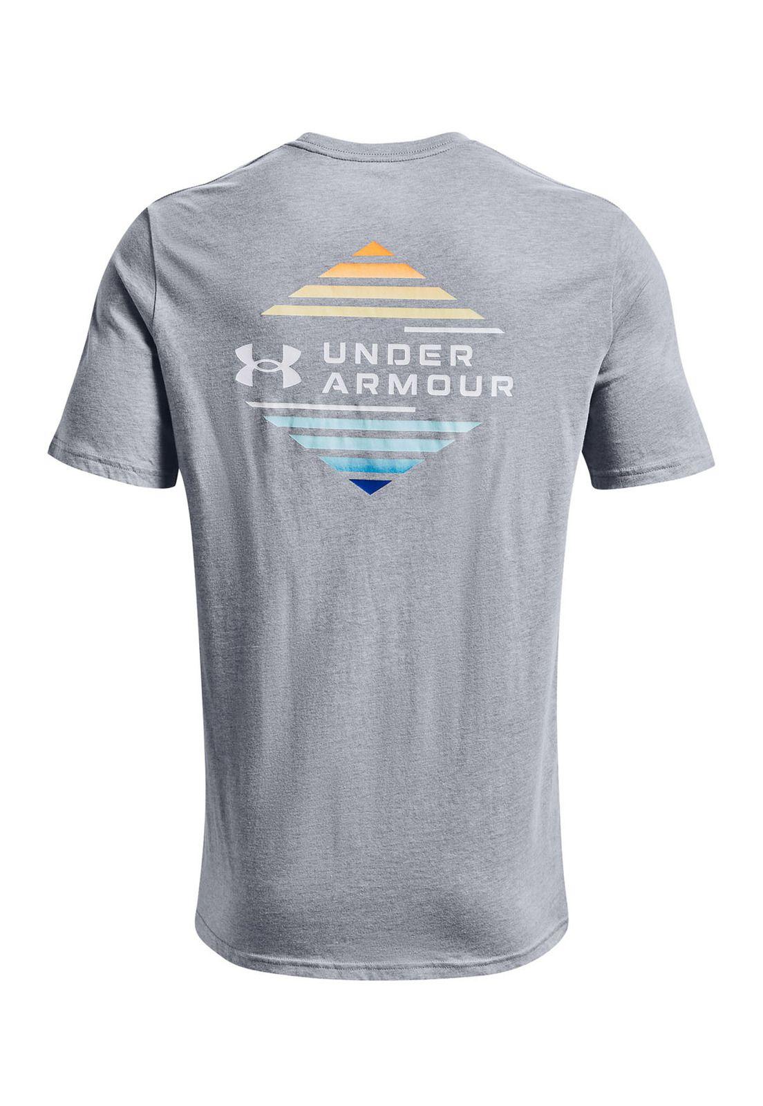 Polera manga corta Horizon hombre Gris-1