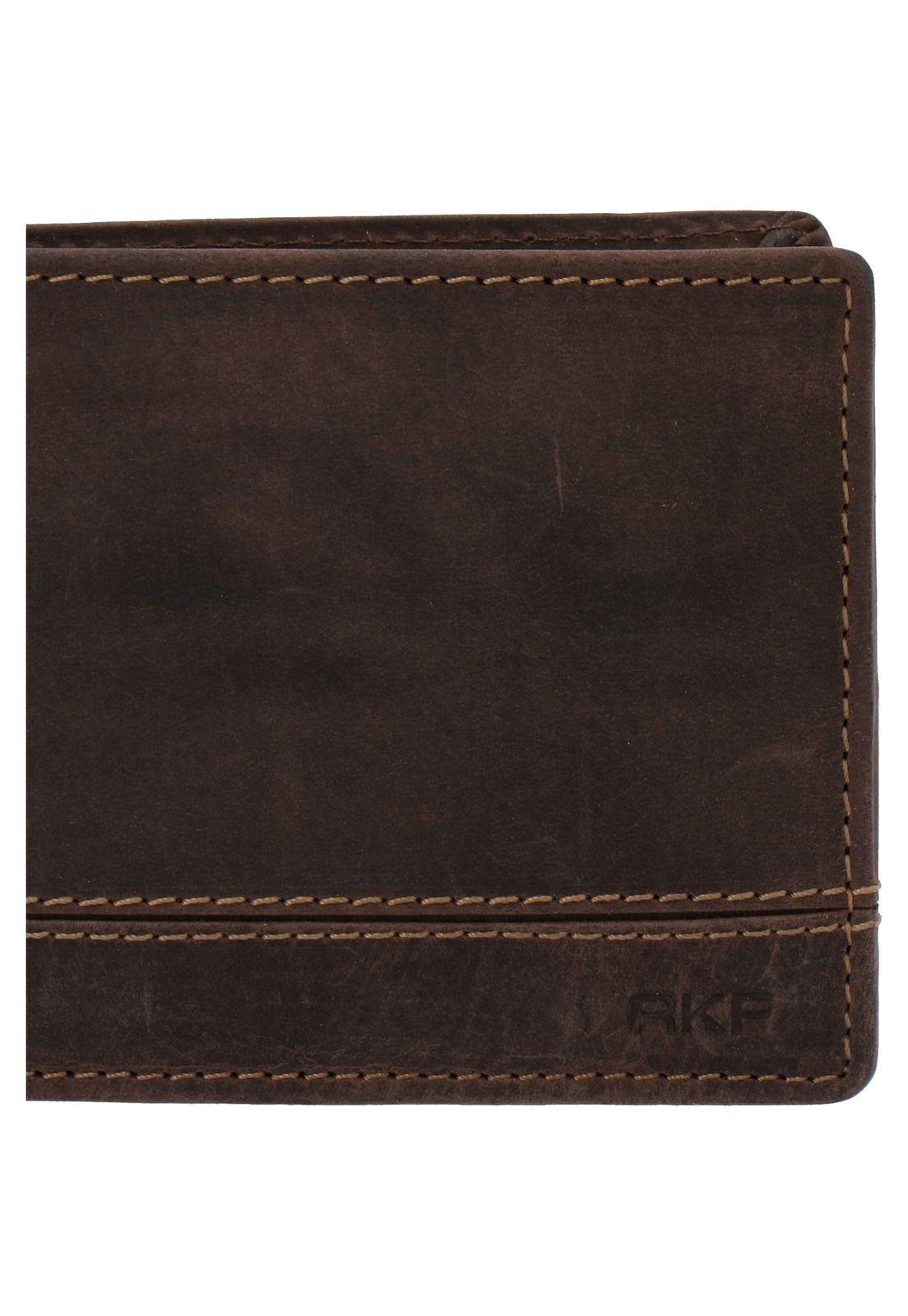 Billetera Hombre Ks Stitch Café-4