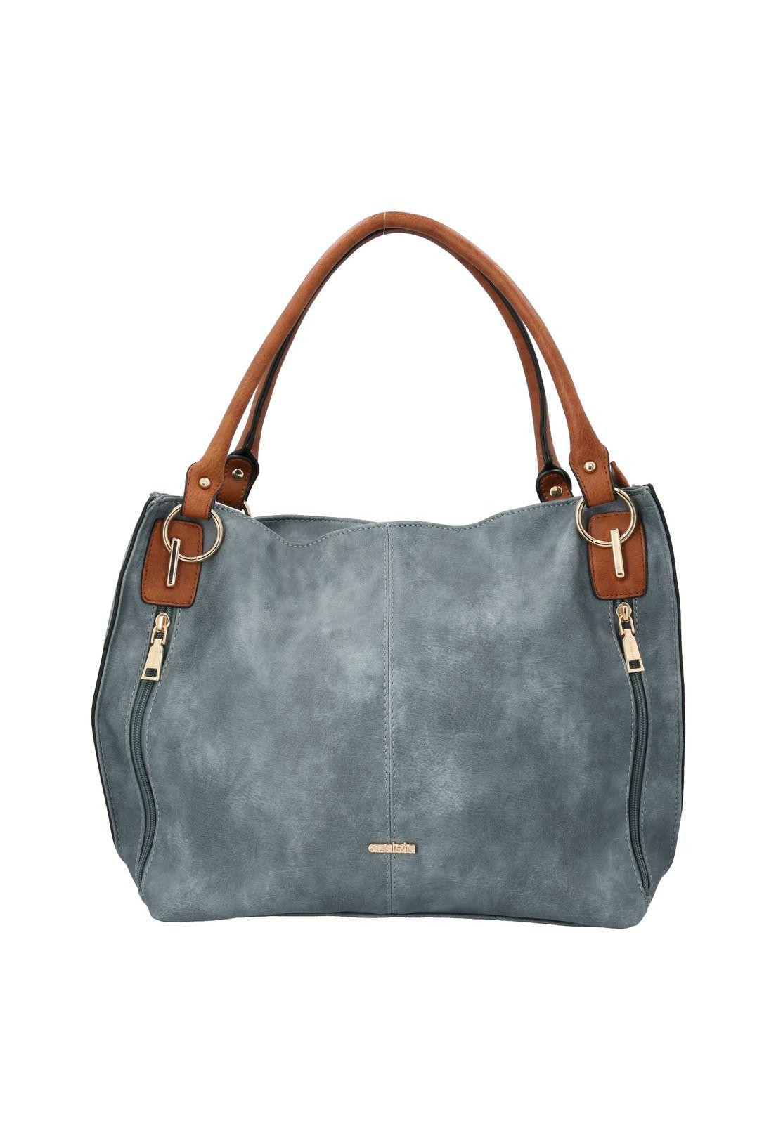 Cartera Mujer Carol Azul-0