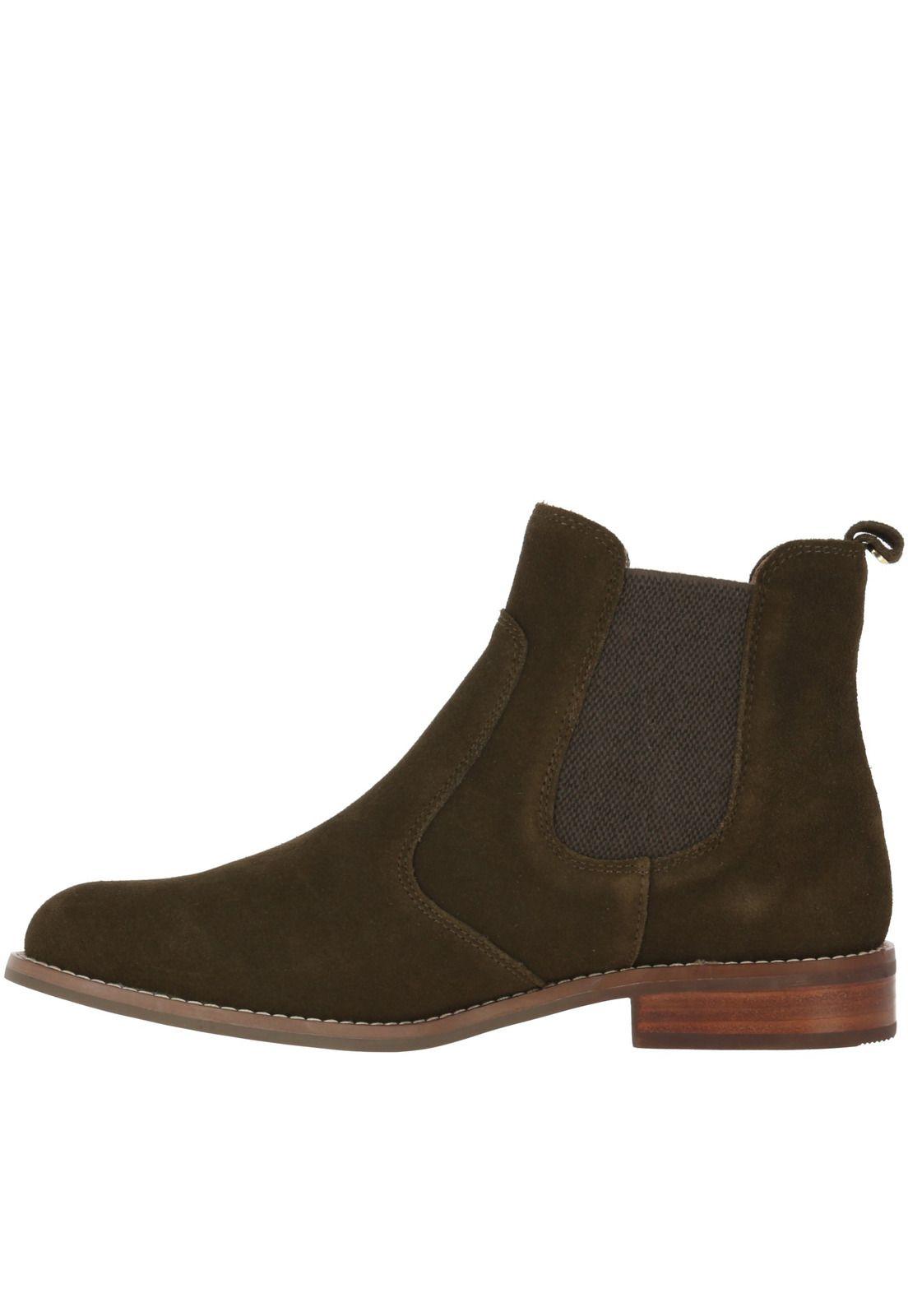 Botin Cuero Mujer Hall Verde Claro-2