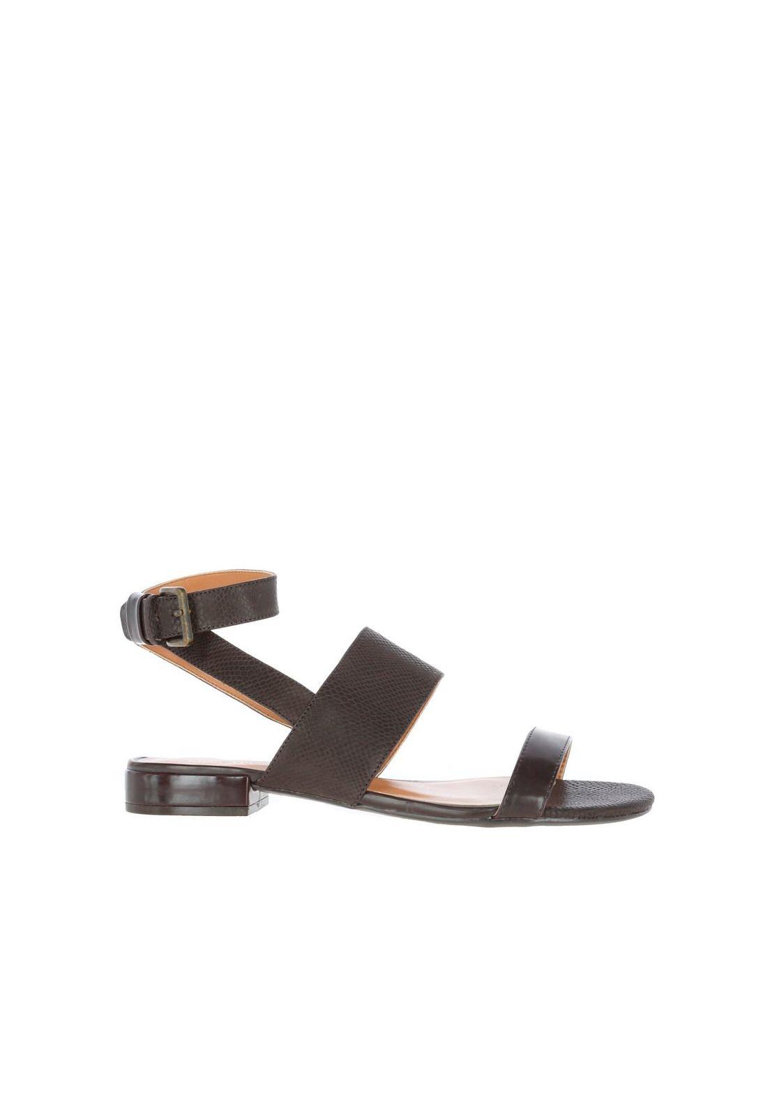 Sandalia Cuero Wishwell Café Mujer-0