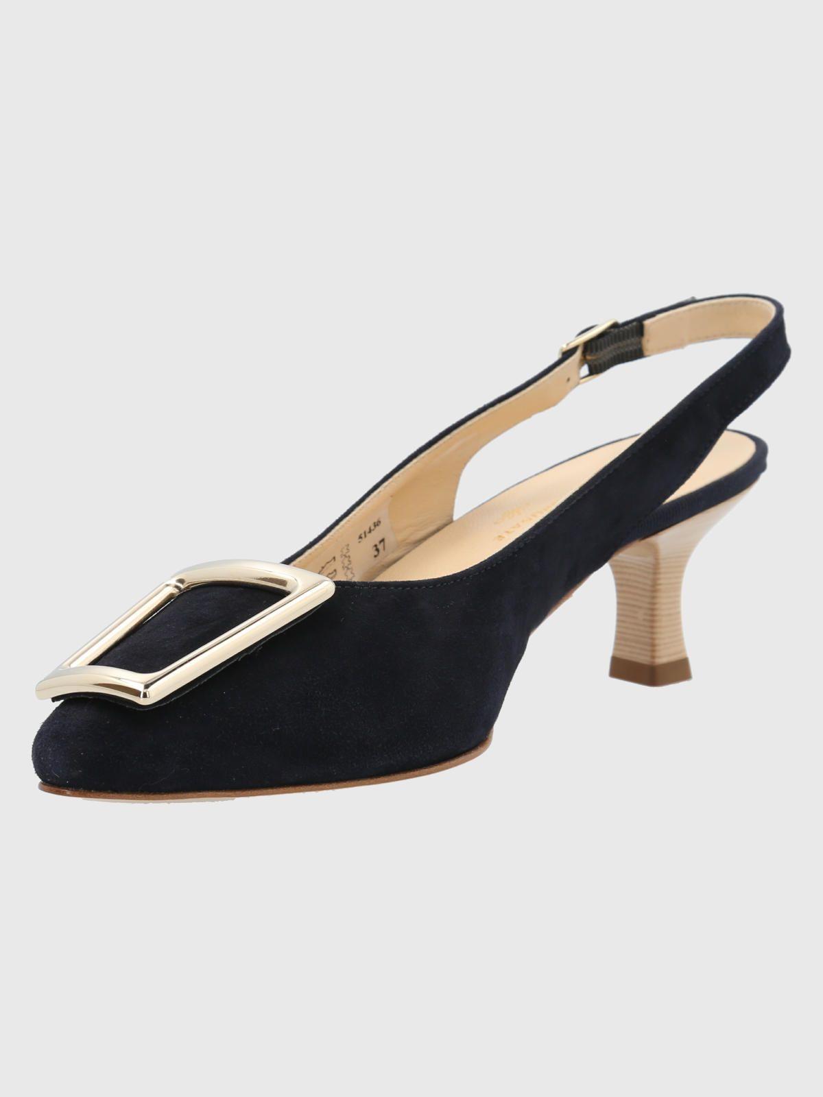 Zapato Cuero Azul Oscuro Mujer Rosella -4