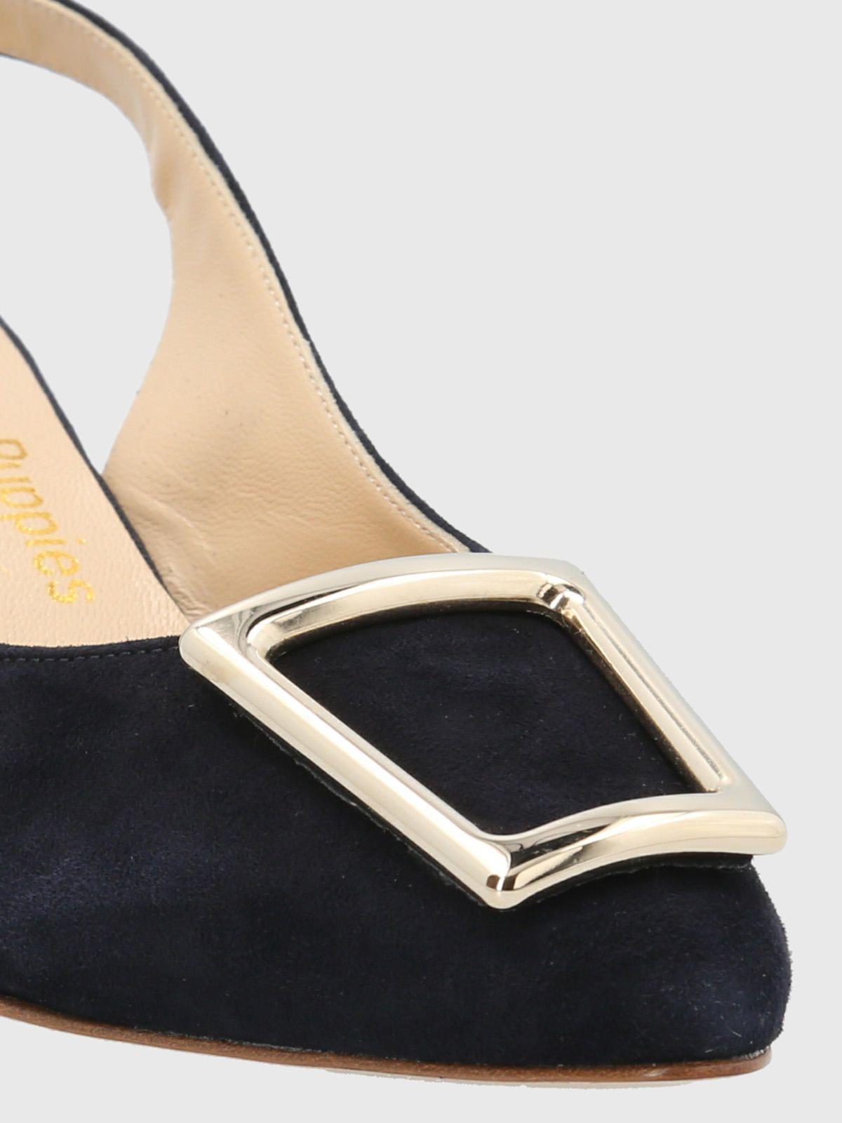 Zapato Cuero Azul Oscuro Mujer Rosella -7