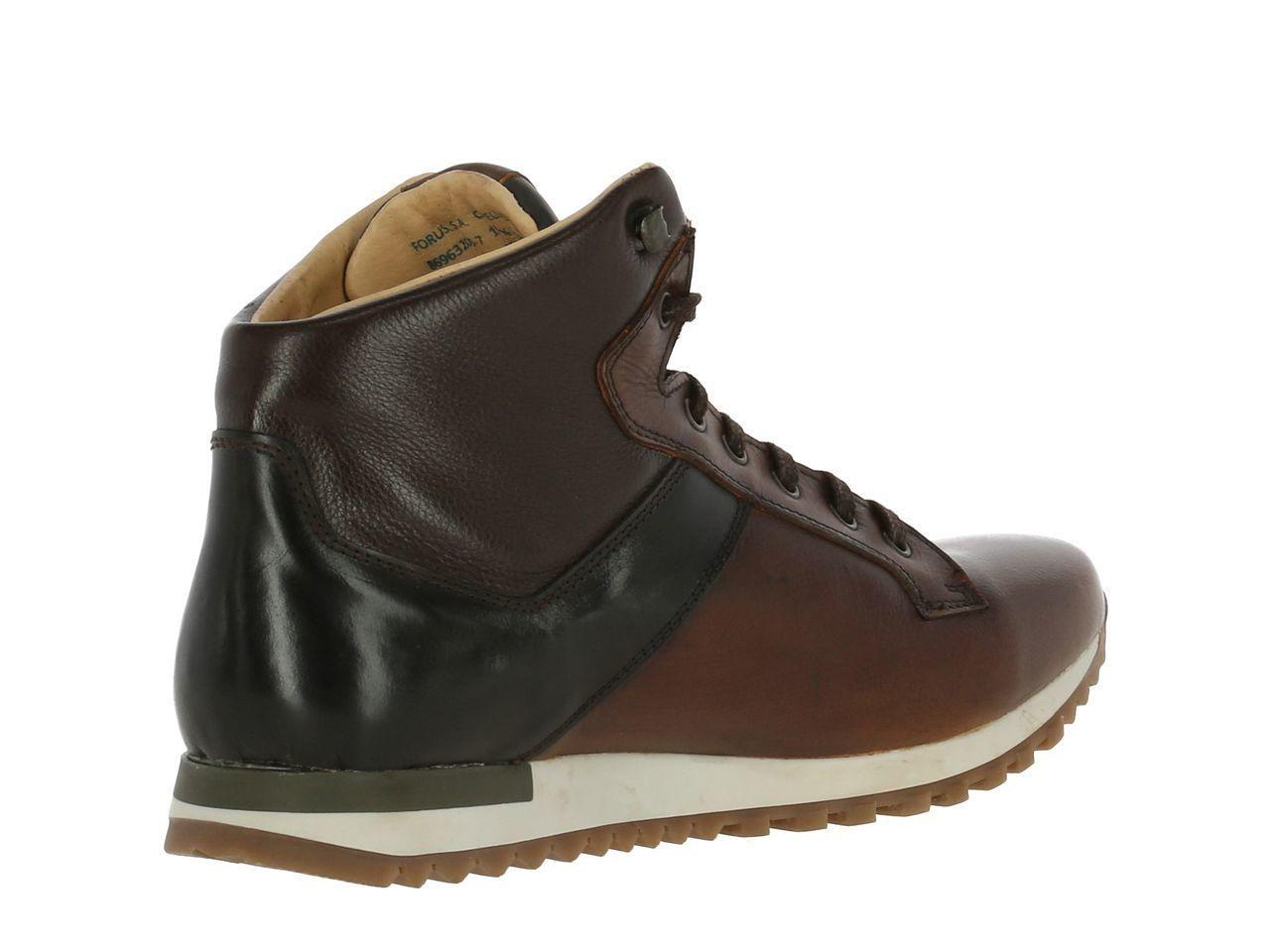 Botin Cuero Hercules Dark Brown/Tan-4